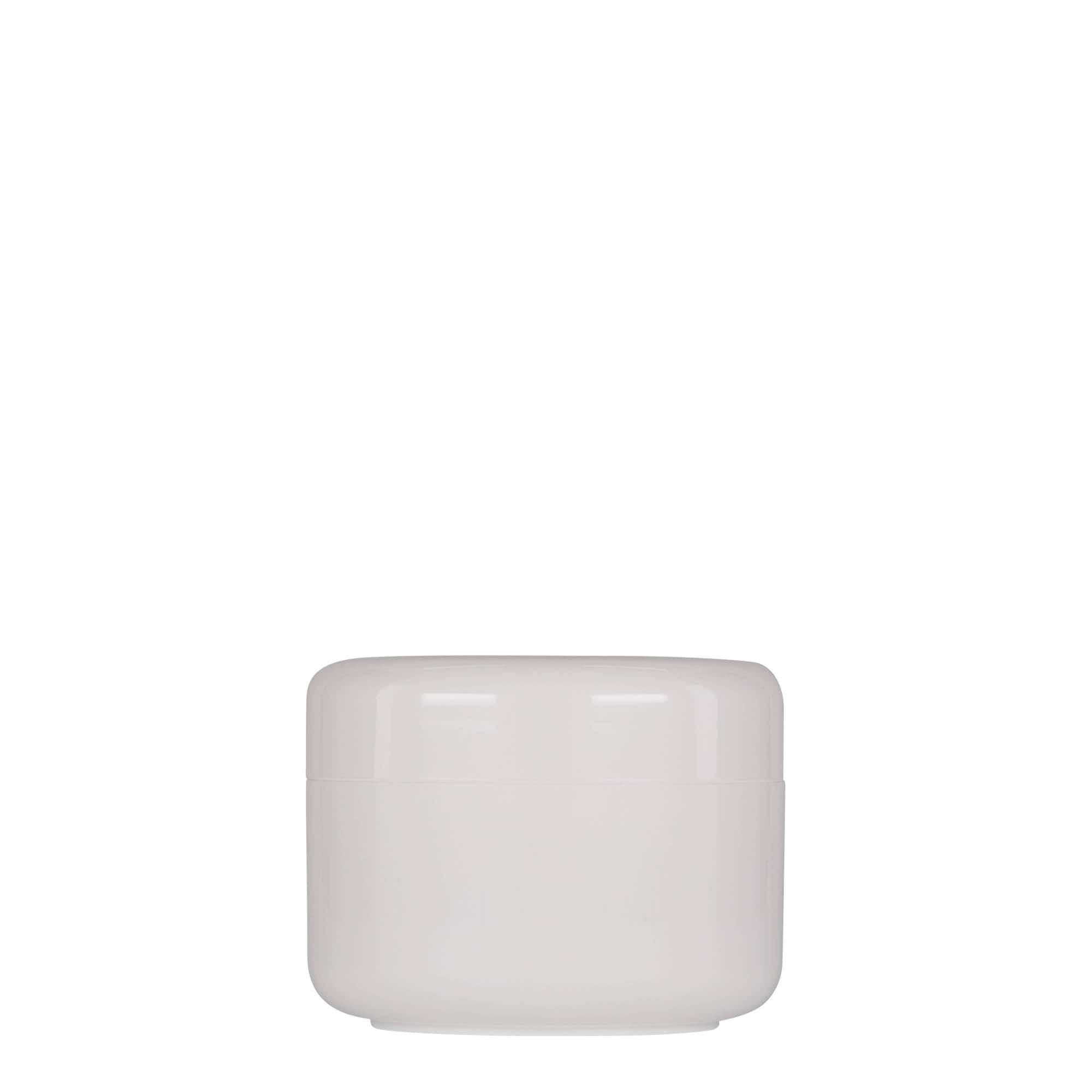 100 ml kunststofpot 'Bianca', PP, wit, opening: schroefdop