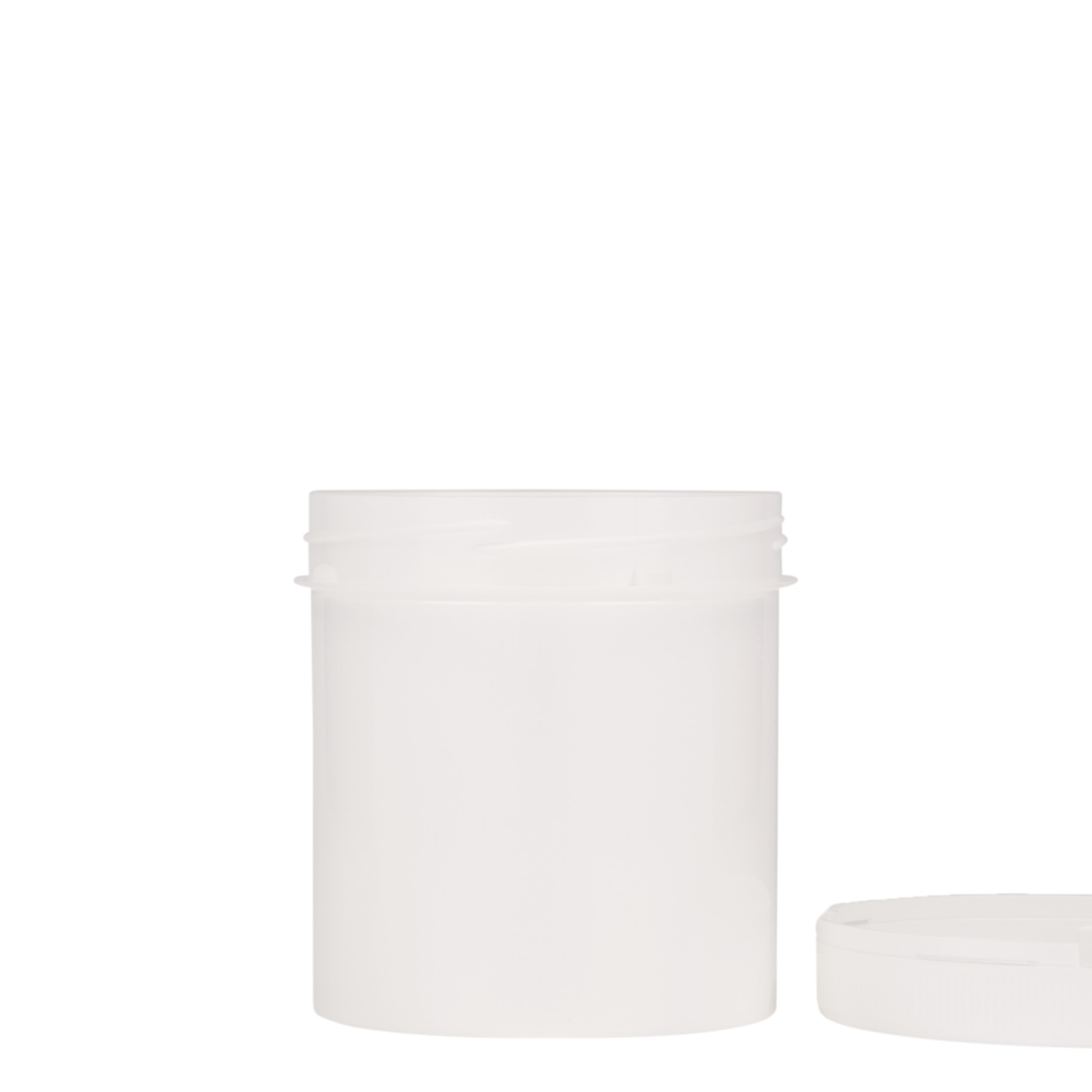 250 ml kunststoffles 'Securilock', PP, wit, opening: schroefdop 250 ml kunststoffles 'Securilock', PP, wit, opening: schroefdop