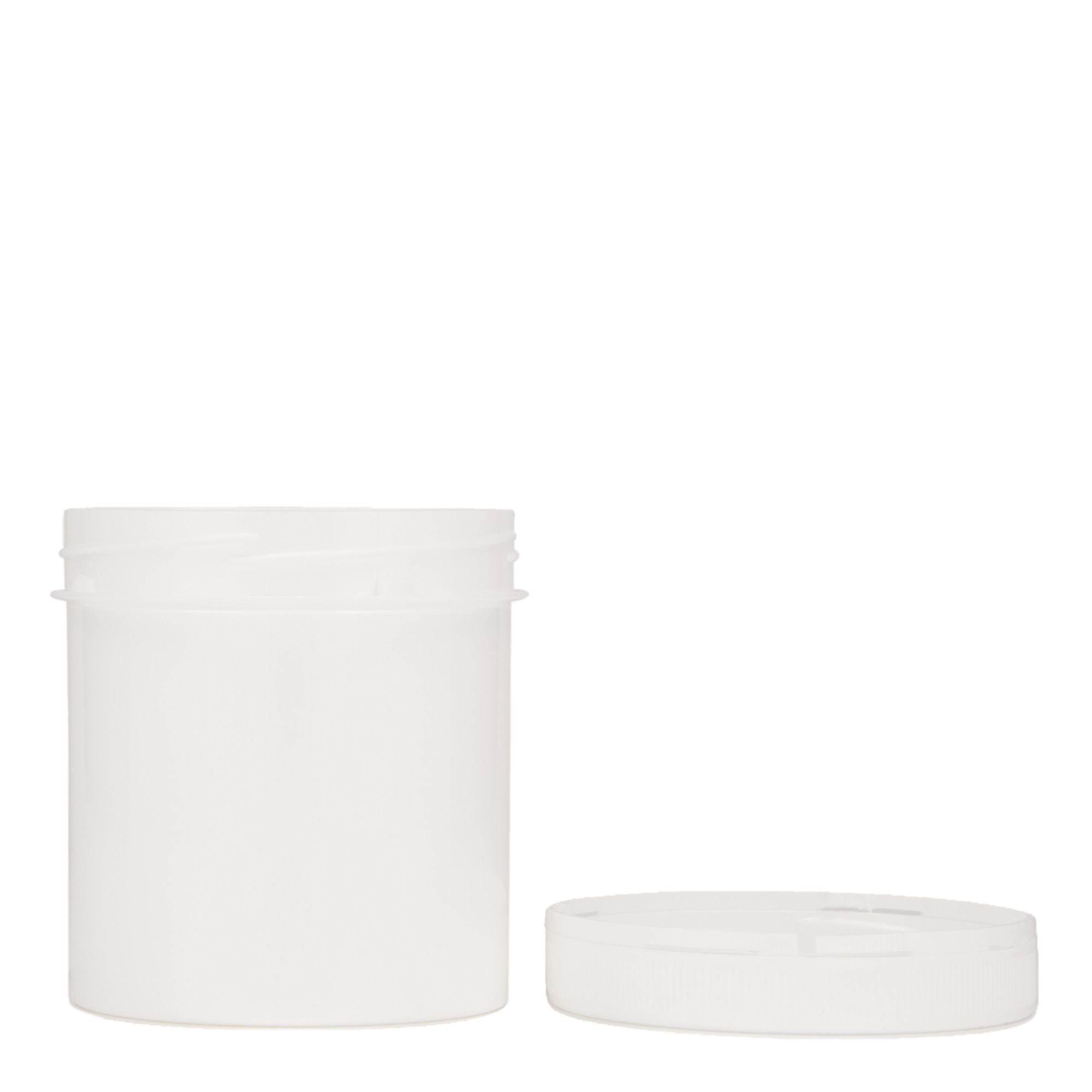 250 ml kunststoffles 'Securilock', PP, wit, opening: schroefdop