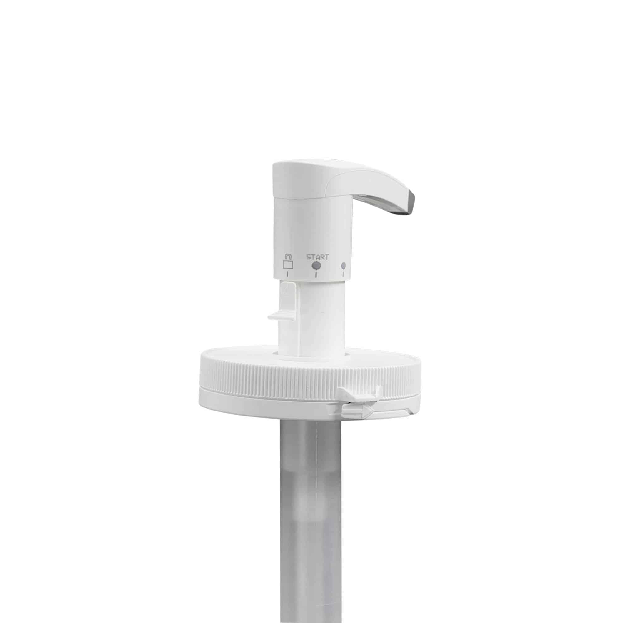 Dispenserpomp voor 655 ml 'Securibox', PE-kunststof, wit, voor opening: schroefdop Dispenserpomp voor 655 ml 'Securibox', PE-kunststof, wit, voor opening: schroefdop