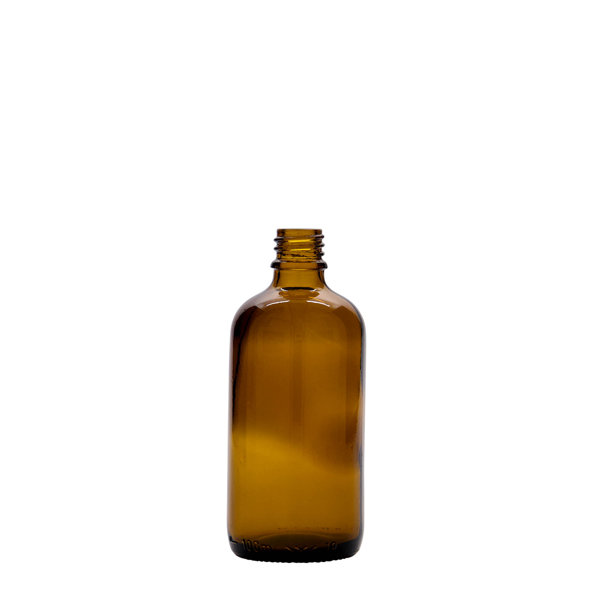 100 ml medicijnfles, glas, bruin, opening: DIN 18 100 ml medicijnfles, glas, bruin, opening: DIN 18