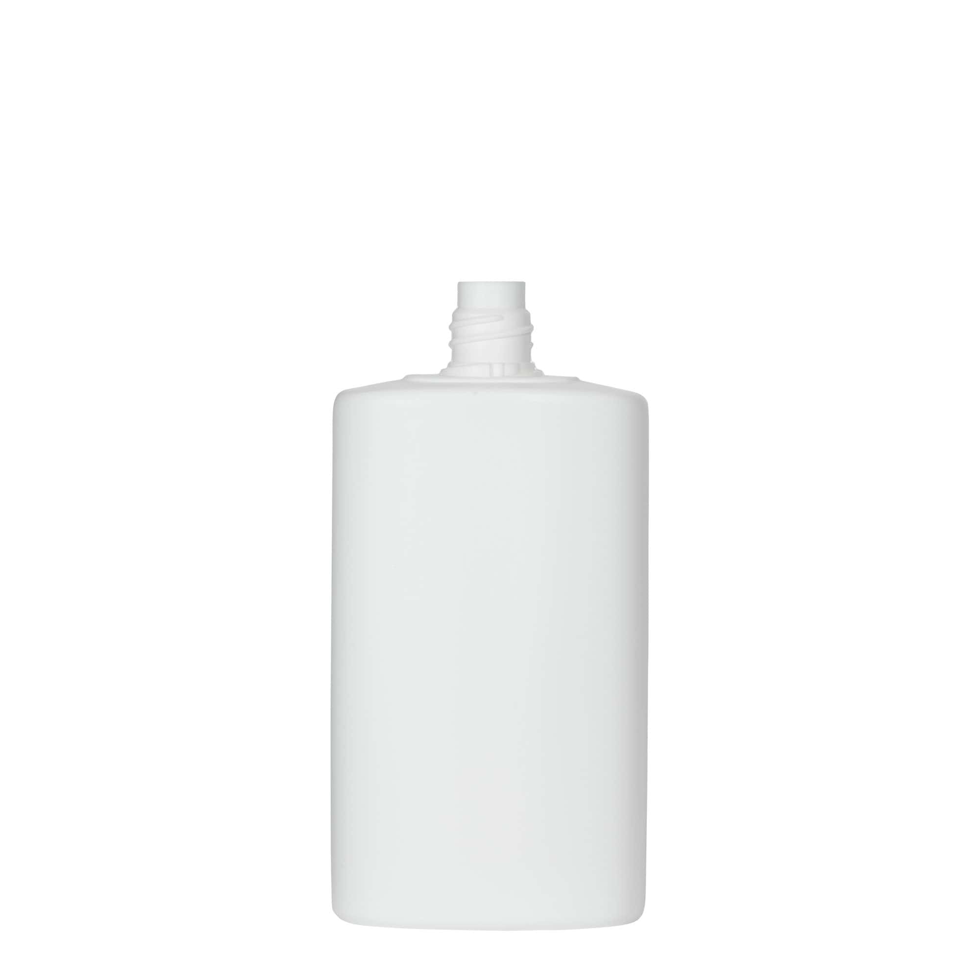 250 ml kunststoffles 'Indy', ovaal, HDPE, wit, opening: schroefdop 250 ml kunststoffles 'Indy', ovaal, HDPE, wit, opening: schroefdop