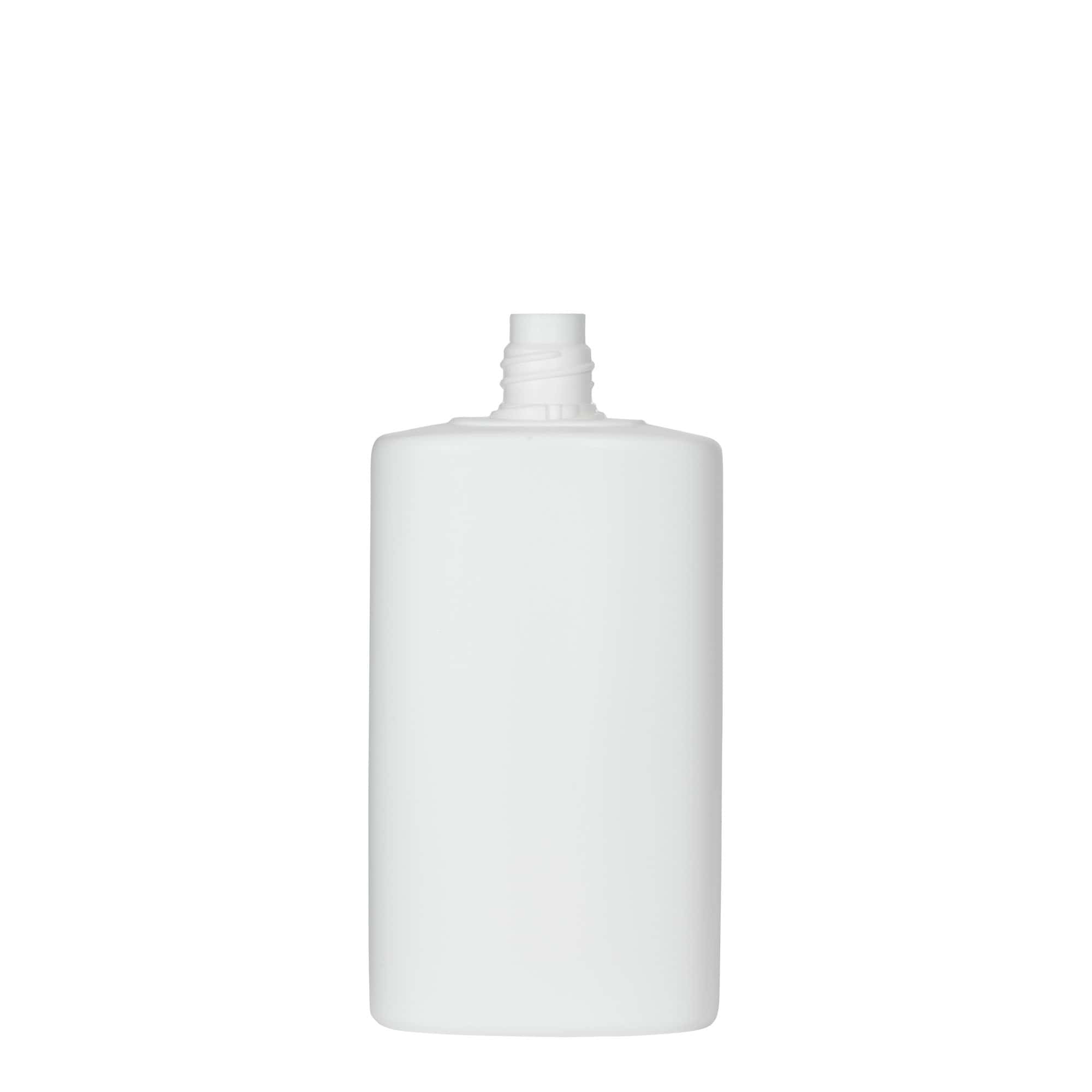 250 ml kunststoffles 'Indy', ovaal, HDPE, wit, opening: schroefdop