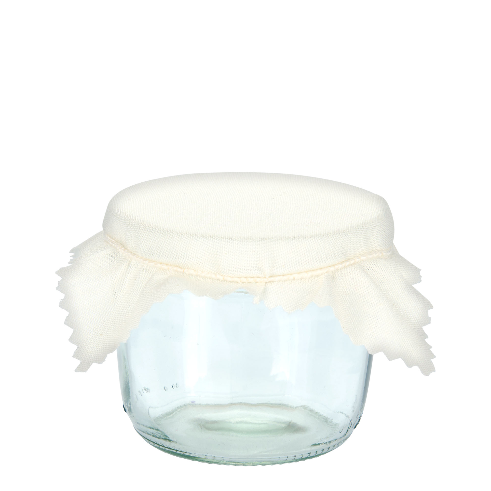 Stofdoekje 12x12, vierkant, textiel, naturel, opening: TO38-TO53