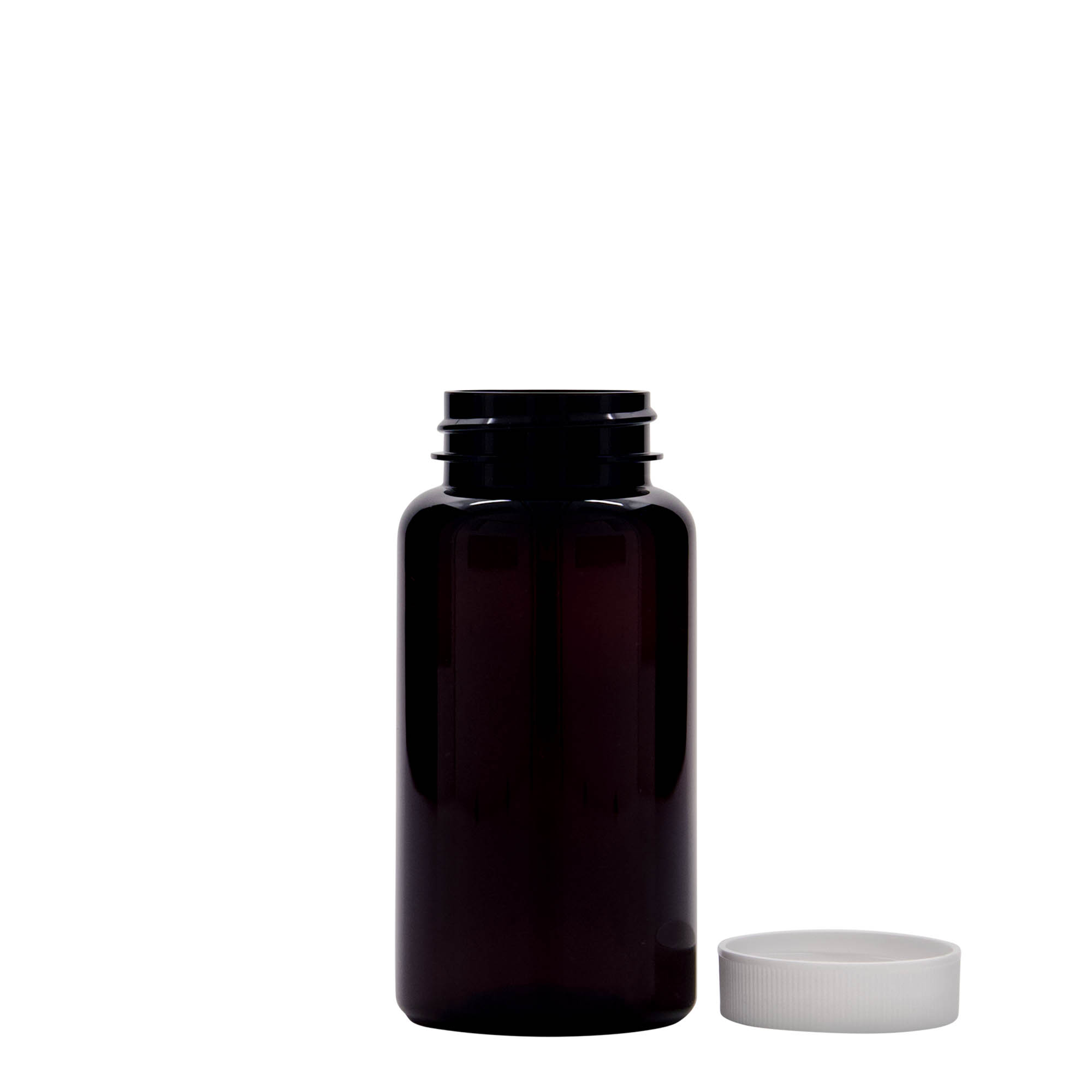 150 ml PET-verpakking, kunststof, bruin, opening: 38/400 150 ml PET-verpakking, kunststof, bruin, opening: 38/400