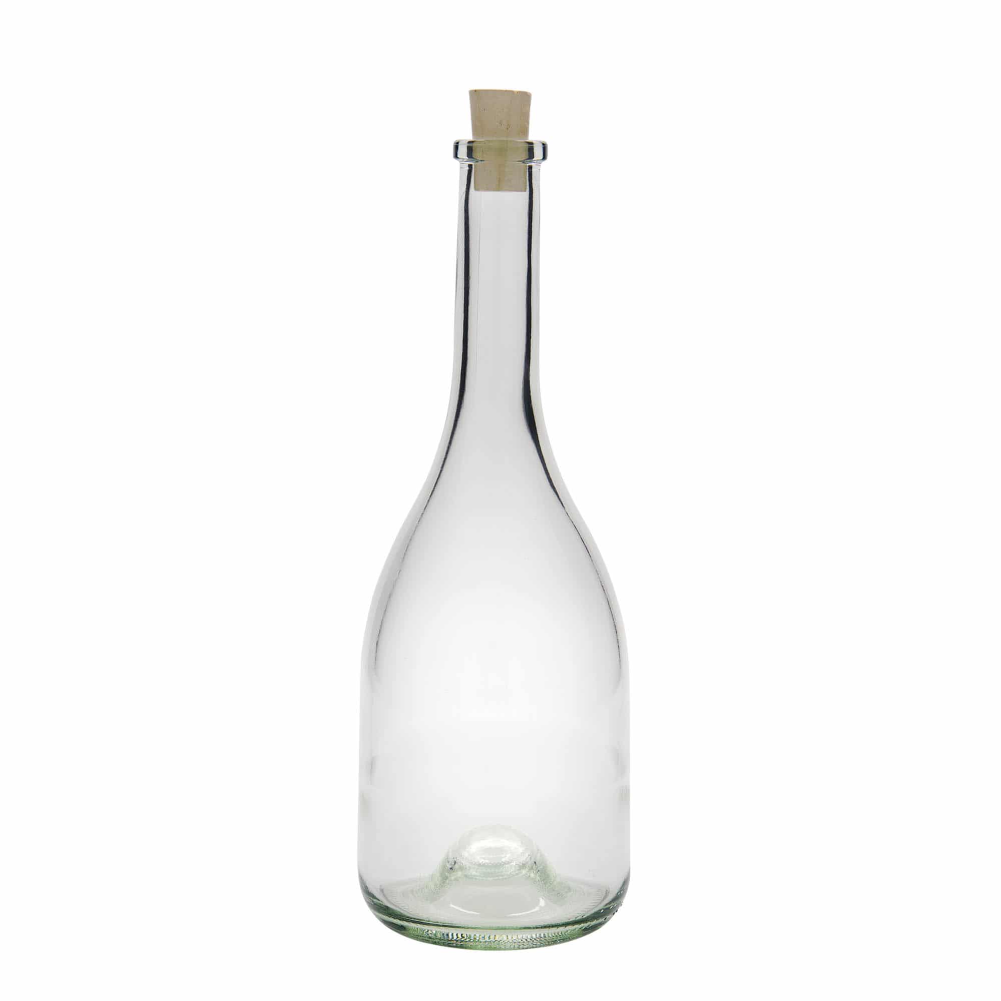 750 ml glazen fles 'Rustica', hals: kurk