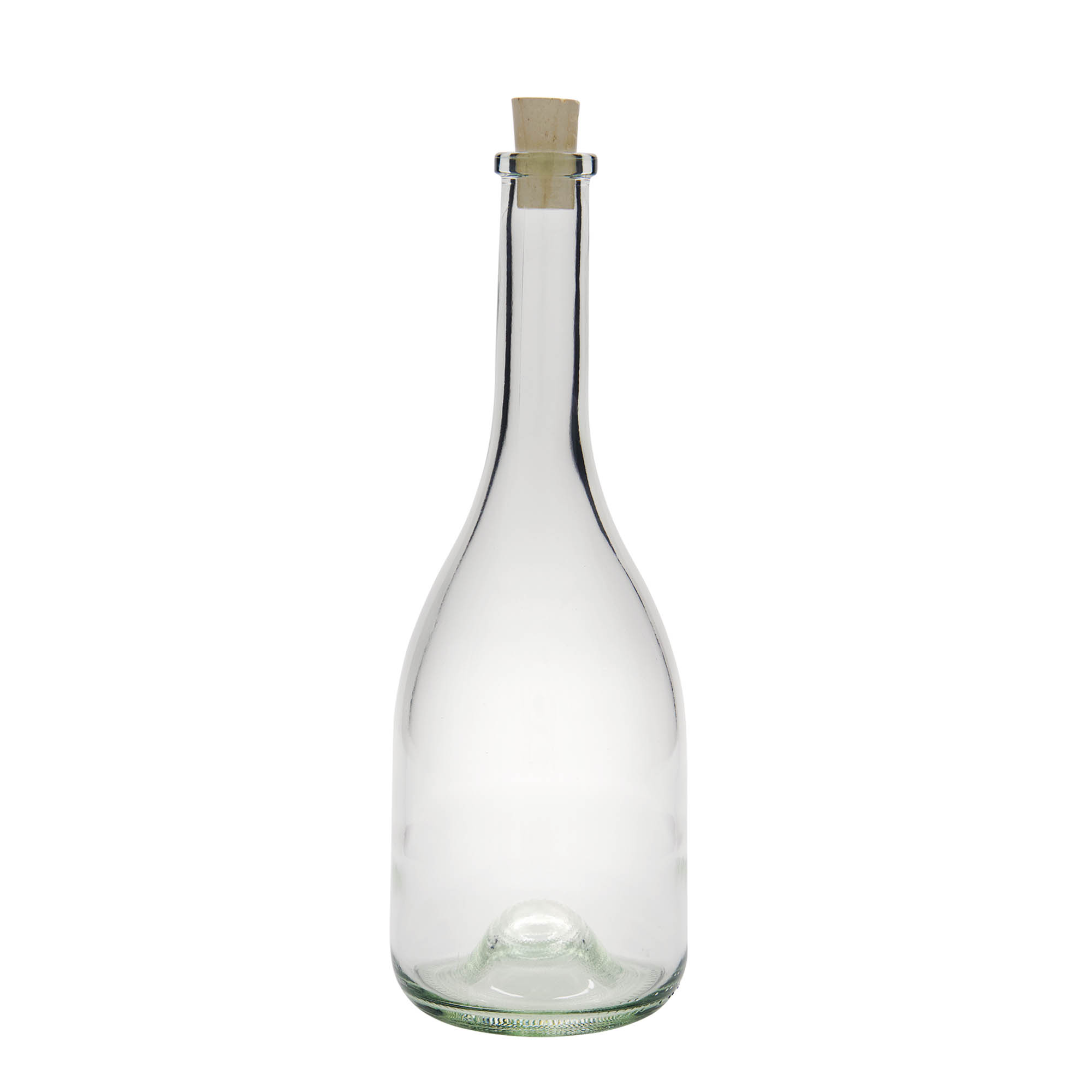 750 ml glazen fles 'Rustica', hals: kurk
