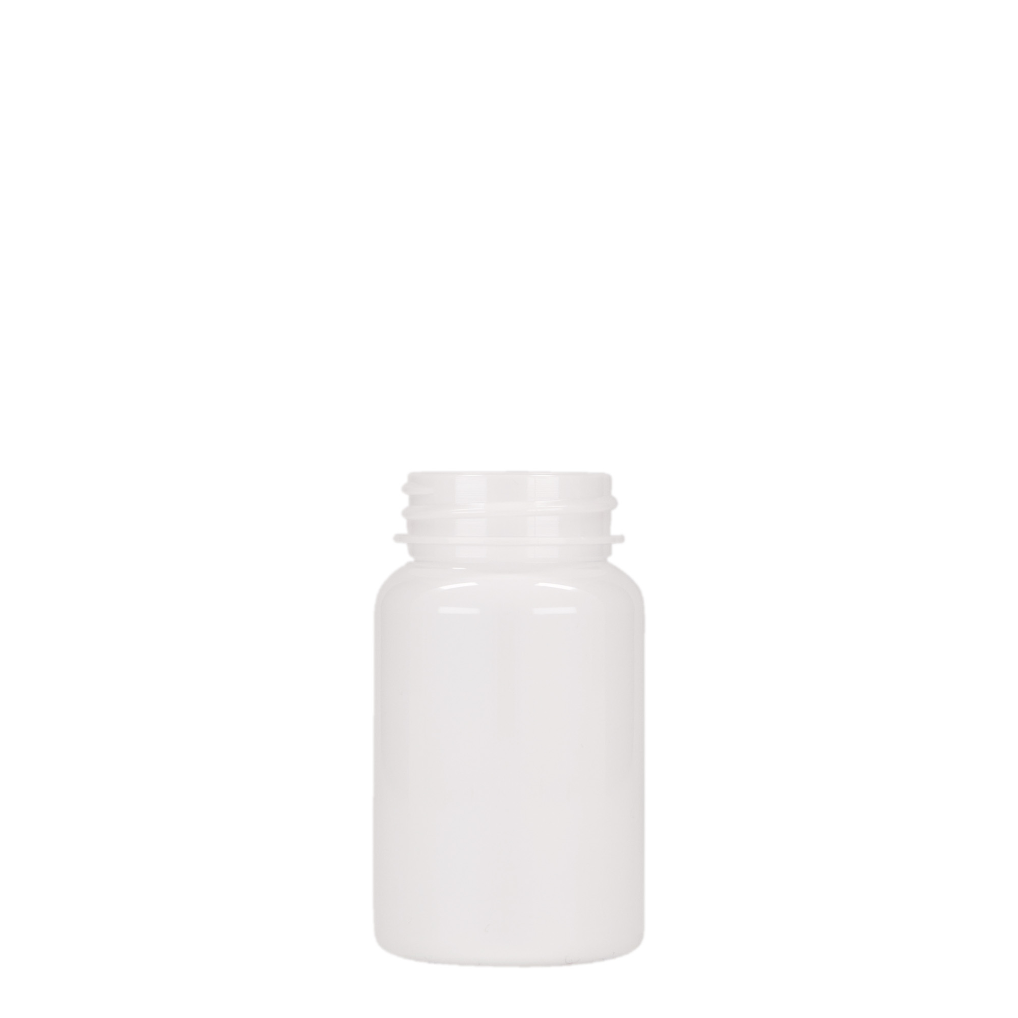 Pet-medicijnpotje, 75 ml, kunststof, wit, monding: GPI 38/400 Pet-medicijnpotje, 75 ml, kunststof, wit, monding: GPI 38/400