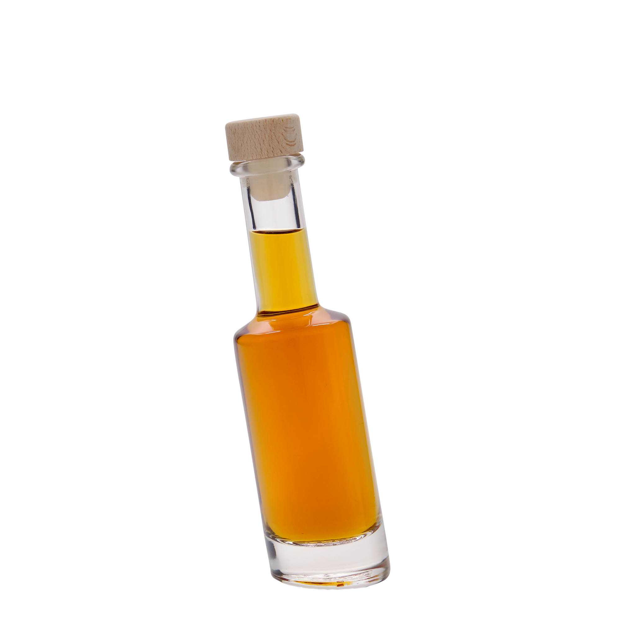 100 ml glazen fles 'Bounty', opening: kurk 100 ml glazen fles 'Bounty', opening: kurk