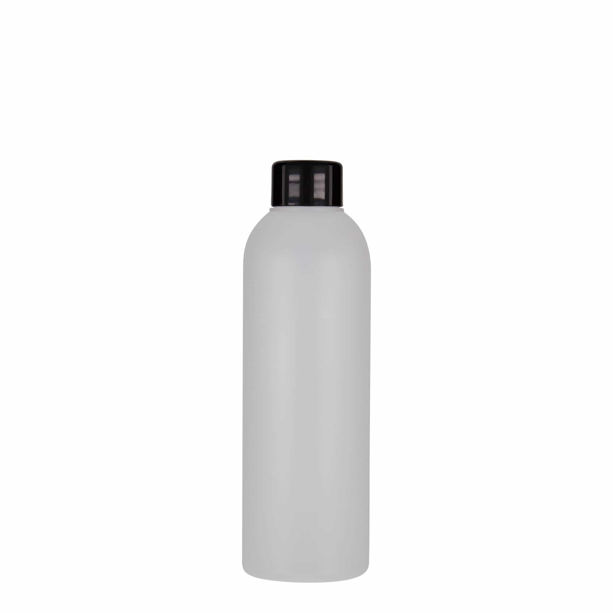 200 ml kunststoffles 'Tuffy', HDPE, natuur, opening: 24/410