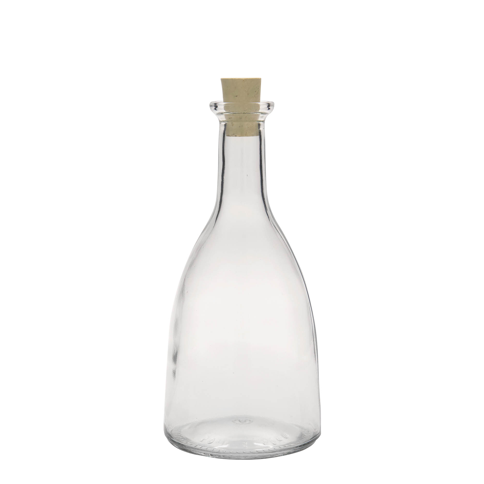 500 ml glazen fles 'Viola', hals: kurk 500 ml glazen fles 'Viola', hals: kurk