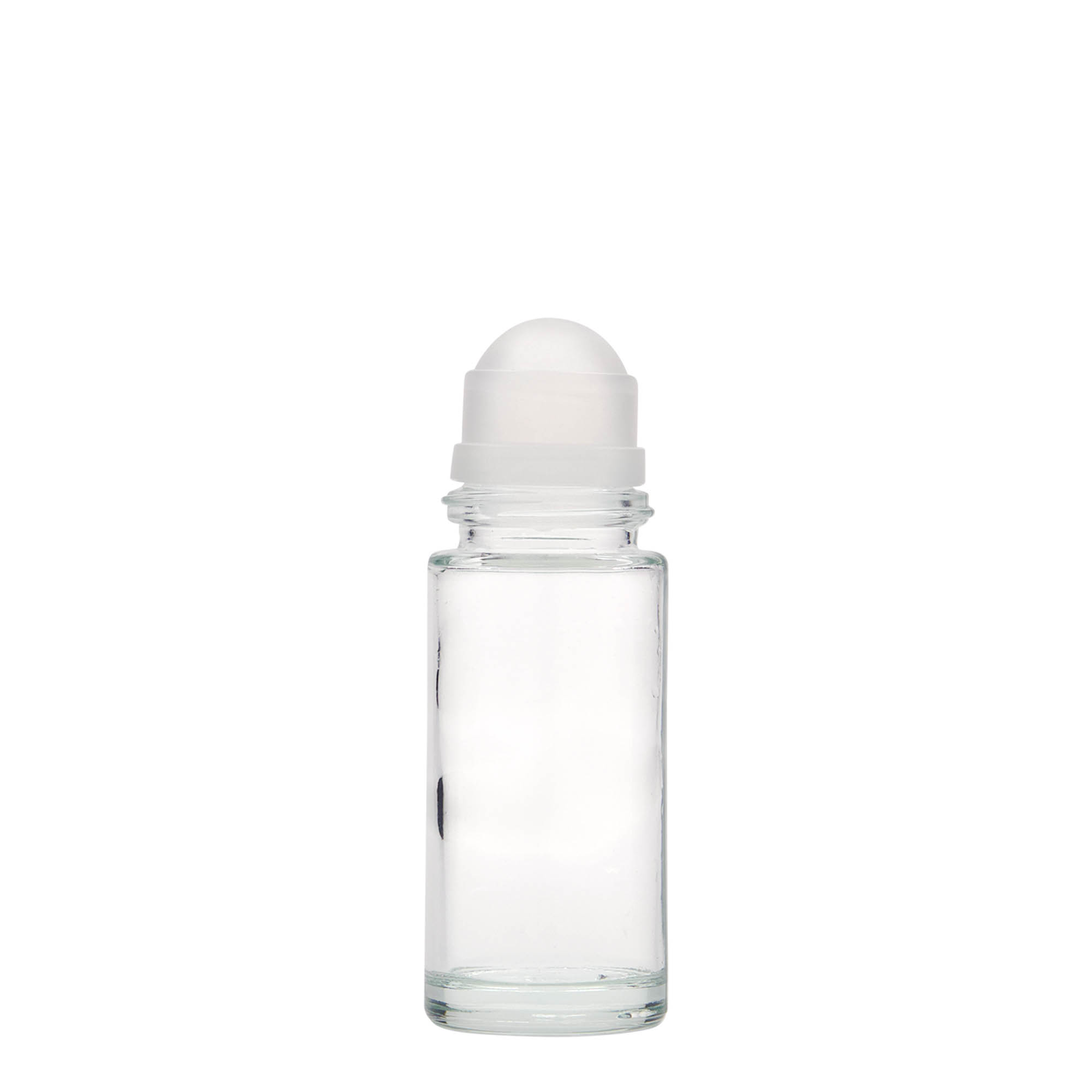 50 ml roll-on fles, glas, opening: schroefdop