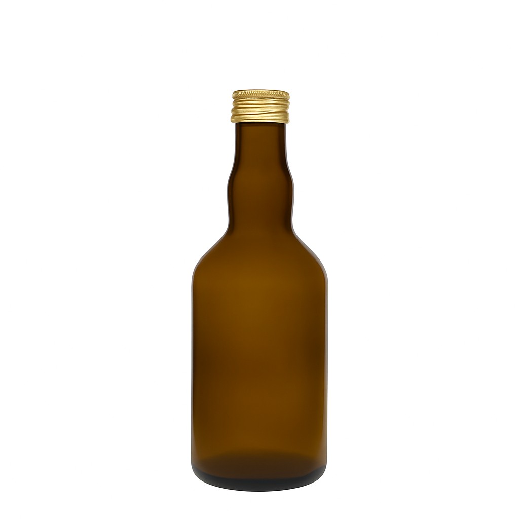 500 ml glazen fles 'Olona', antiekgroen, monding: PP 31,5