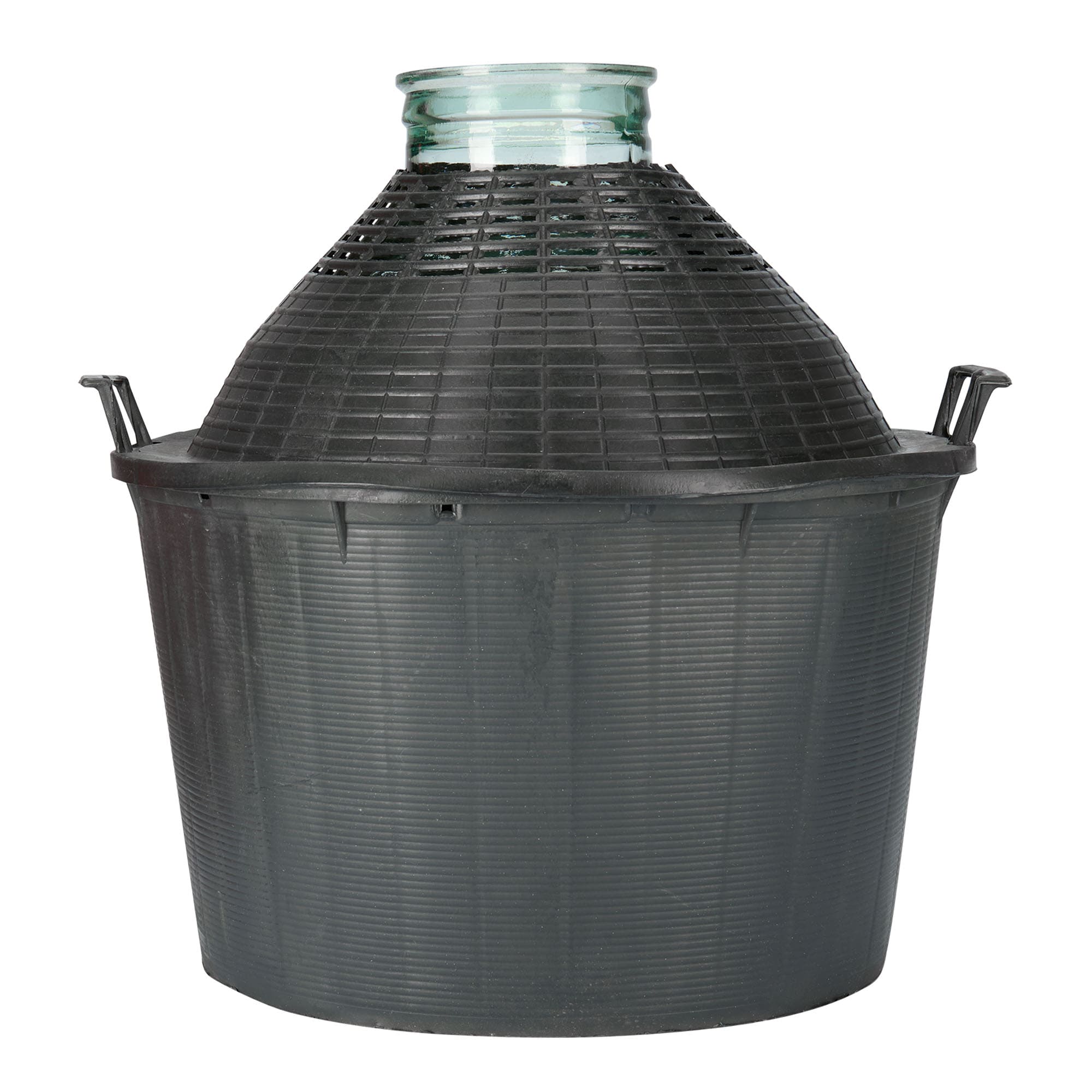 34 l Ballonfles brede hals, glas, opening: opzetdeksel