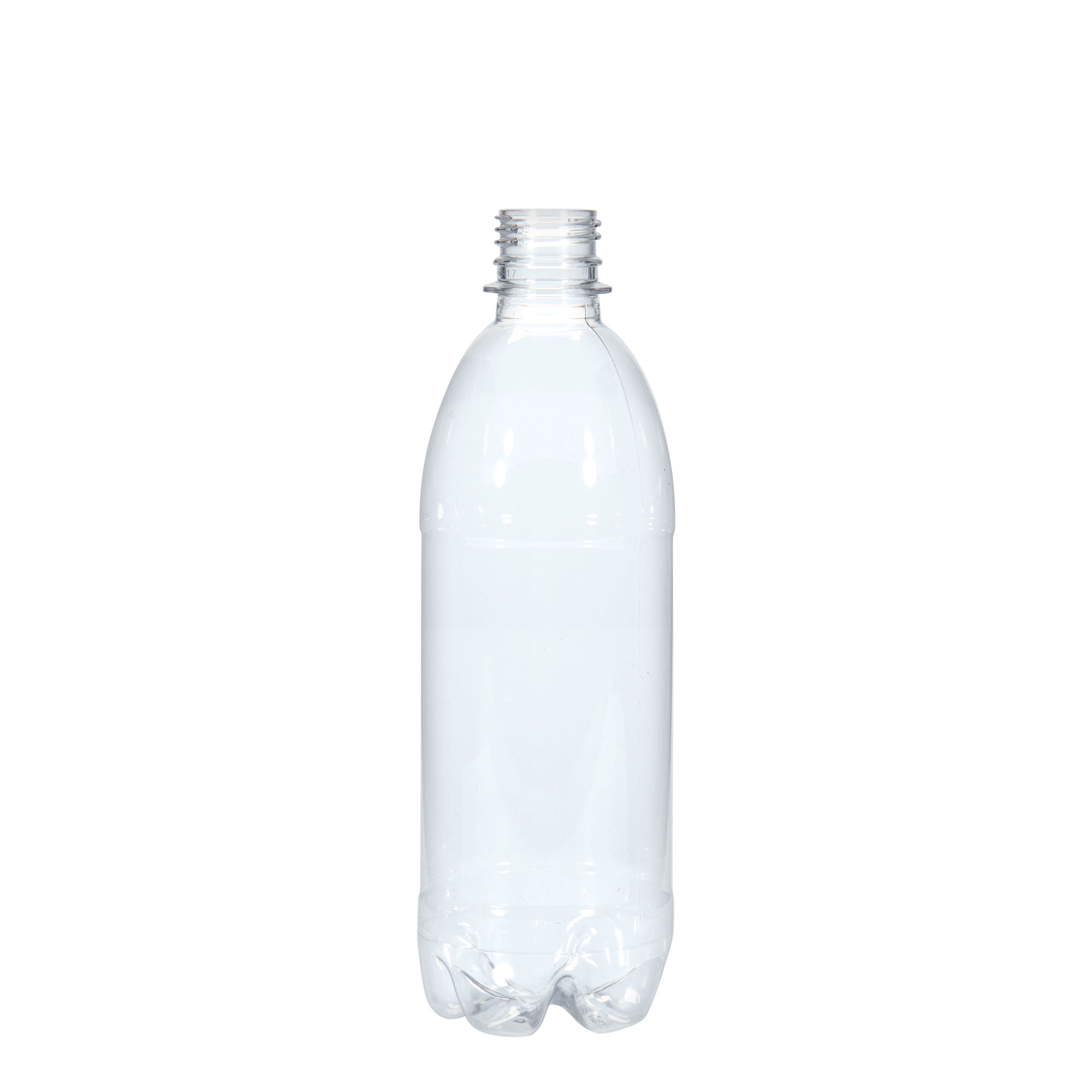 500 ml PET-fles universeel, kunststof, opening: PCO28 500 ml PET-fles universeel, kunststof, opening: PCO28