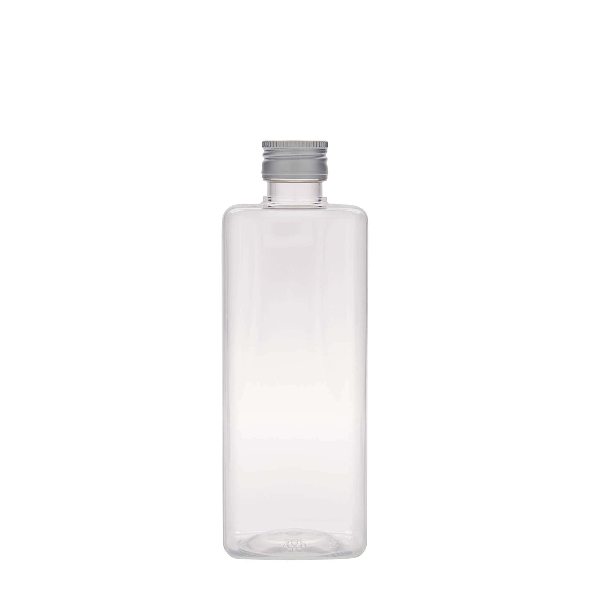 500 ml PET-fles 'Karl', vierkant, kunststof, hals: PP 28