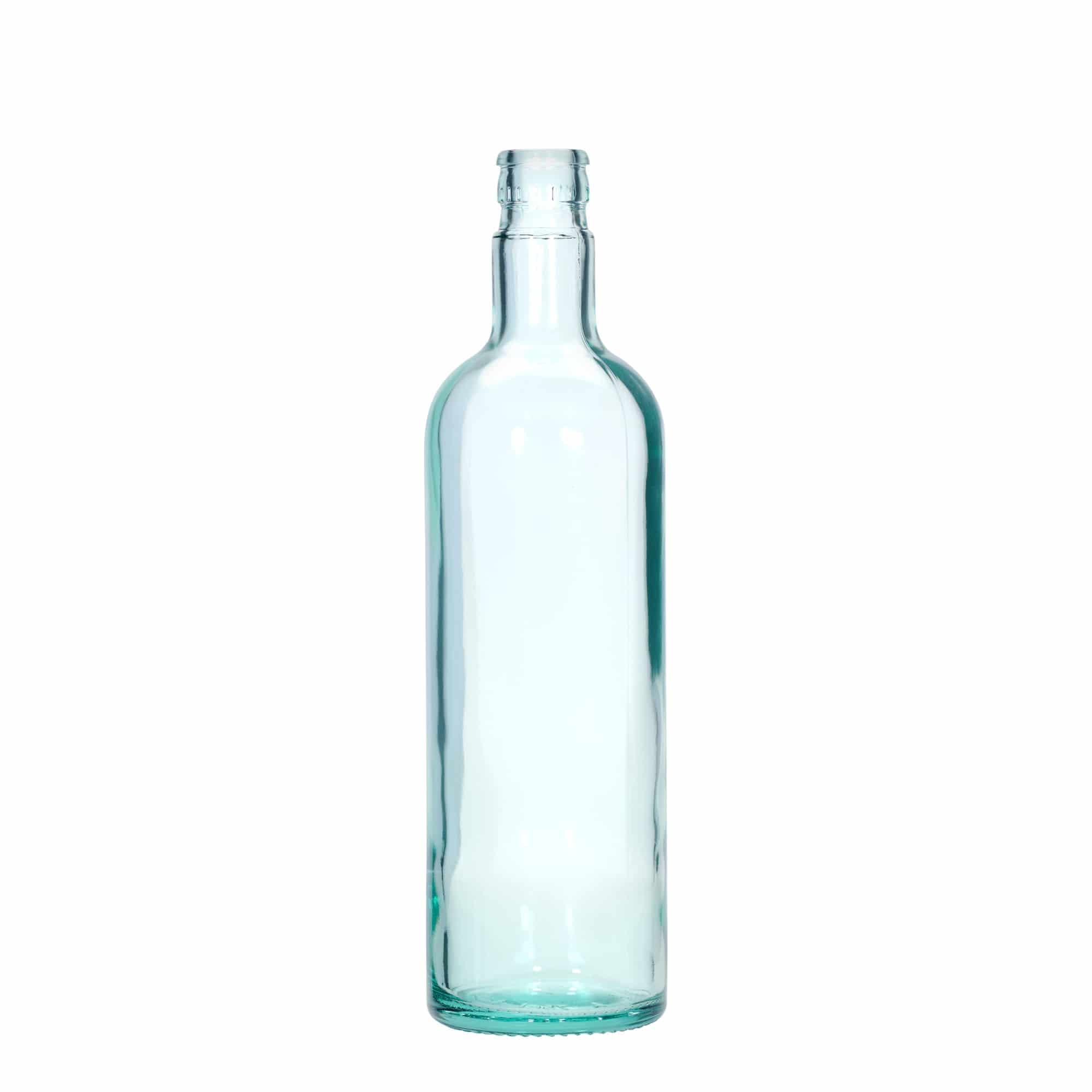 750 ml azijn-/olieflacon 'Willy New', glas, lichtgroen, mondstuk: DOP