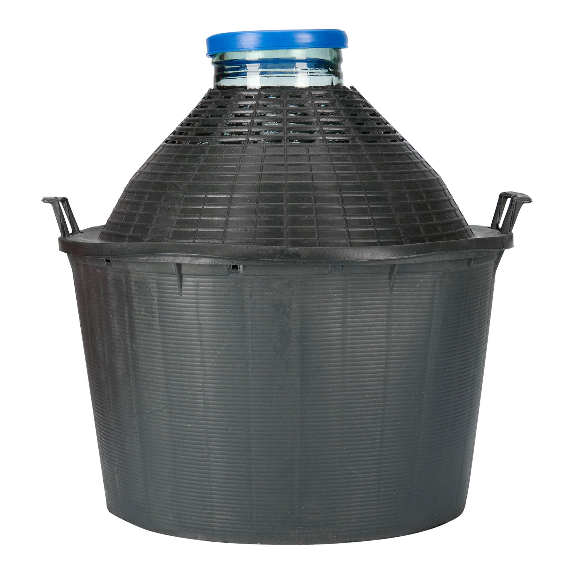 34 l Ballonfles brede hals, glas, opening: opzetdeksel