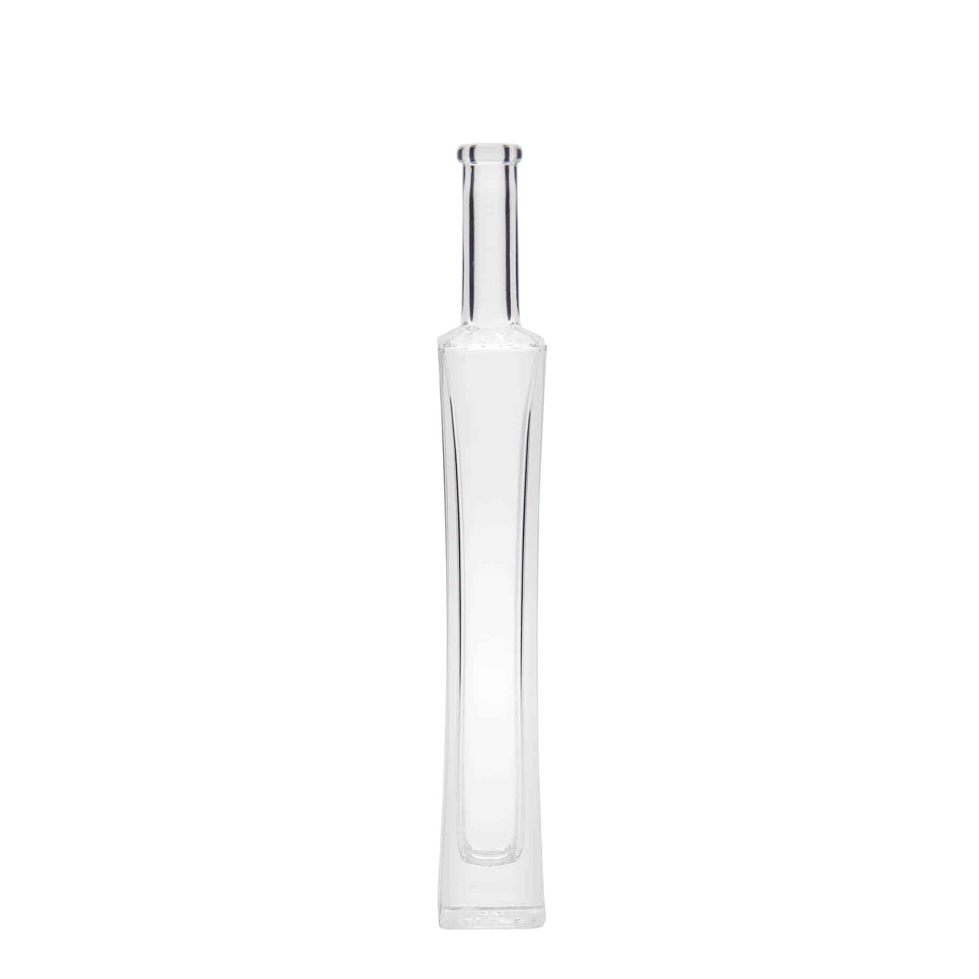 Glazen fles 'Koko', 100 ml, vierkant, monding: kurk Glazen fles 'Koko', 100 ml, vierkant, monding: kurk