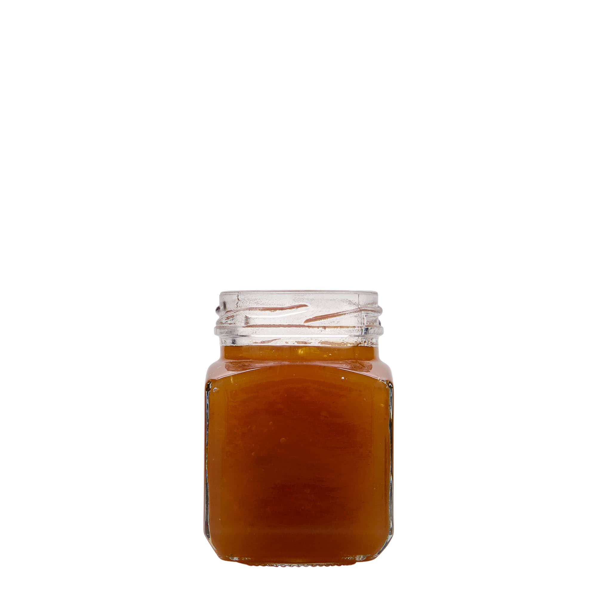 106 ml vierkant glas, opening: Twist-Off (TO 48)