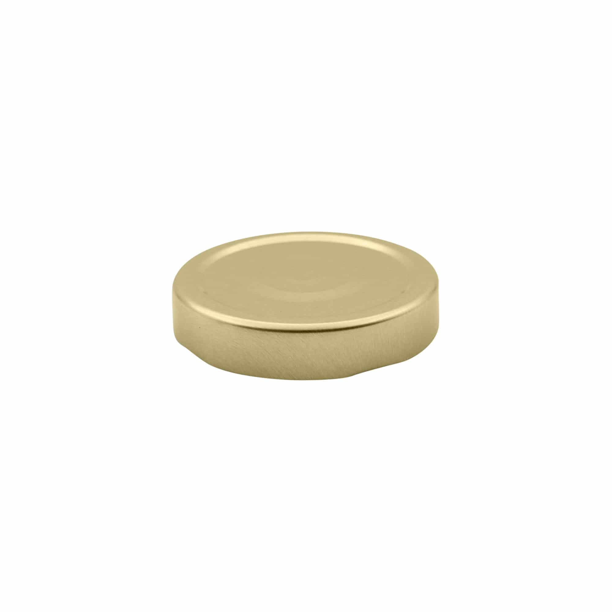 Deep-Twist-Off-sluiting, wit blik, goud, voor monding: Deep-TO 66