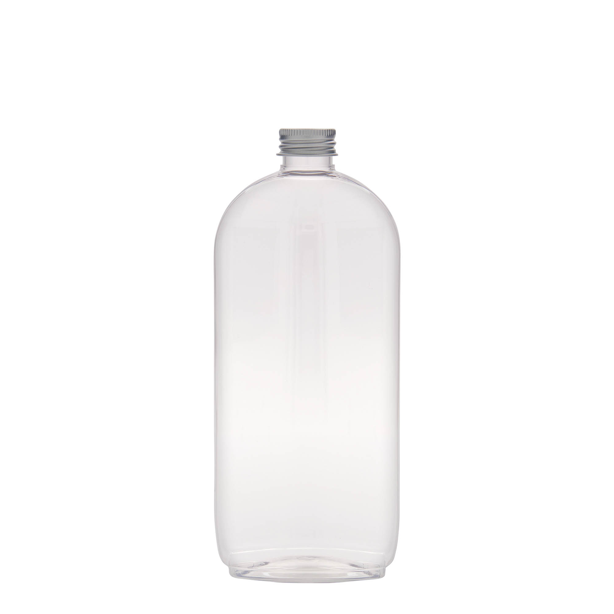 500 ml PET-fles 'Iris', ovaal, kunststof, hals: 24/410 500 ml PET-fles 'Iris', ovaal, kunststof, hals: 24/410