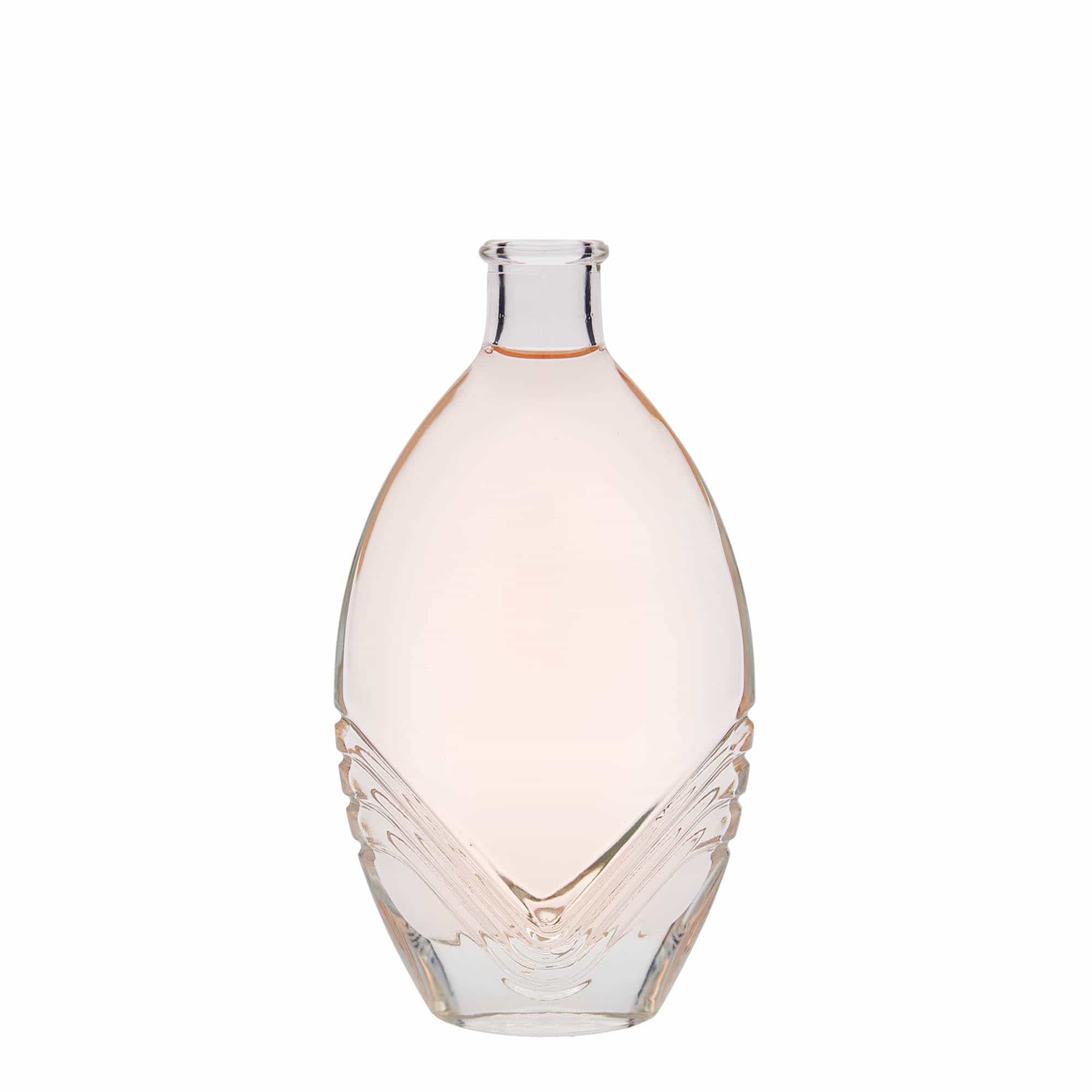 200 ml glazen fles 'Florence', ovaal, opening: kurk
