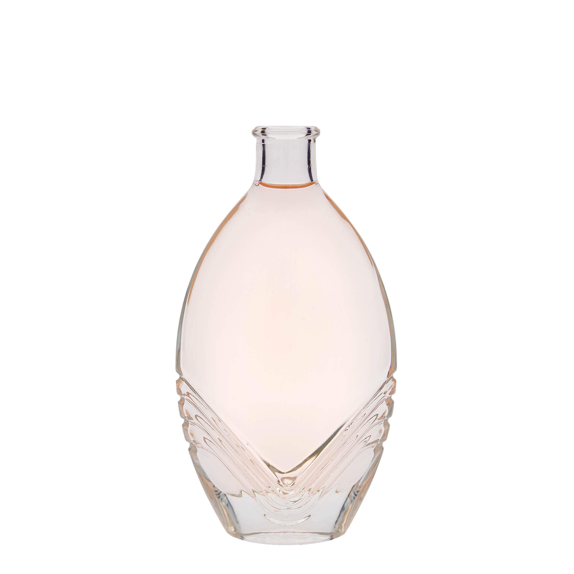 200 ml glazen fles 'Florence', ovaal, opening: kurk