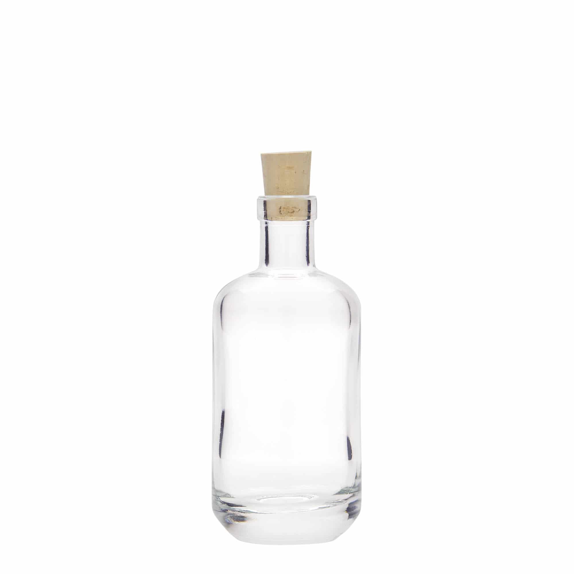 Glazen fles 'Vienna', 100 ml, monding: kurk