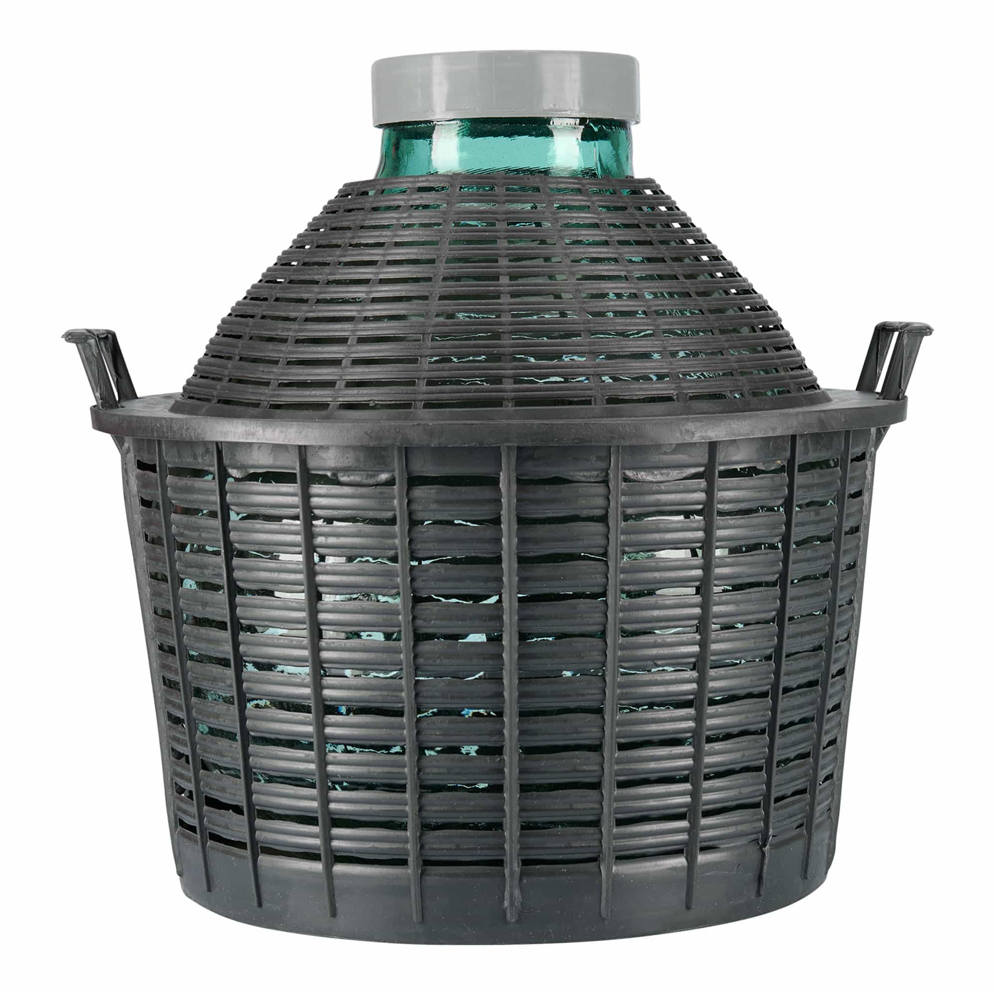 25 l ballonfles met brede hals, glas, opening: schroefdop