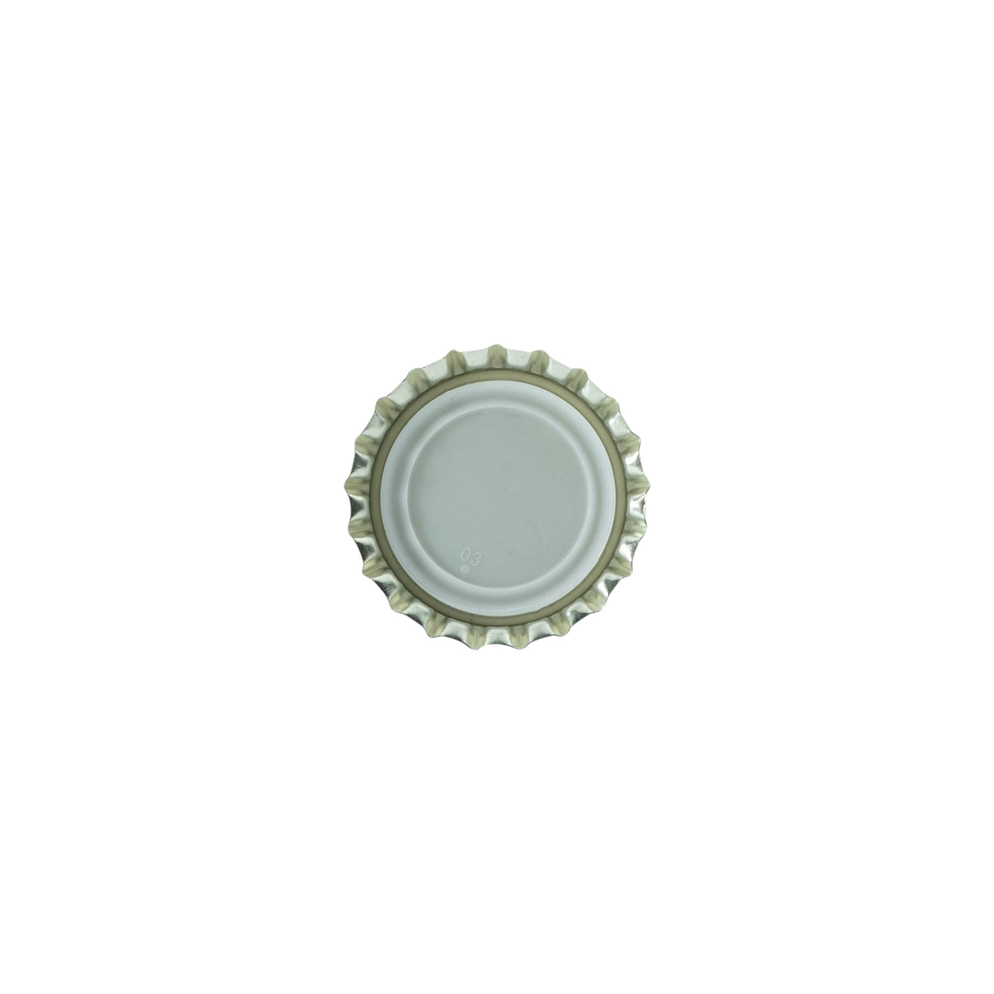 Kroonkurken 26 mm, metaal, zwart Kroonkurken 26 mm, metaal, zwart