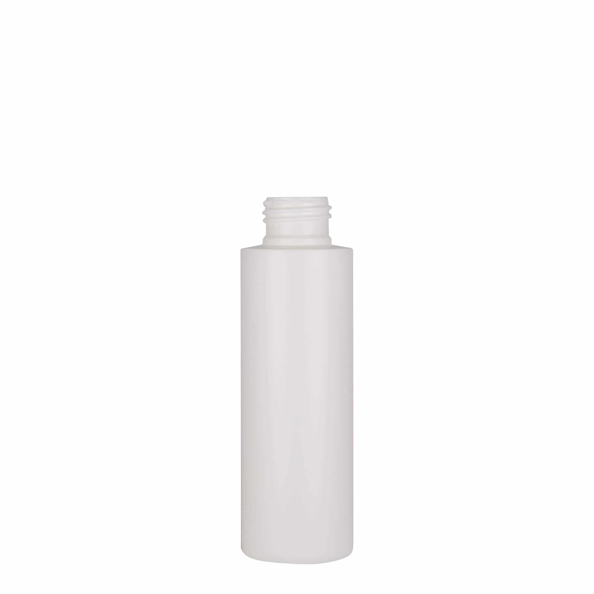 100 ml kunststoffles 'Pipe', HDPE, wit, opening: 24/410