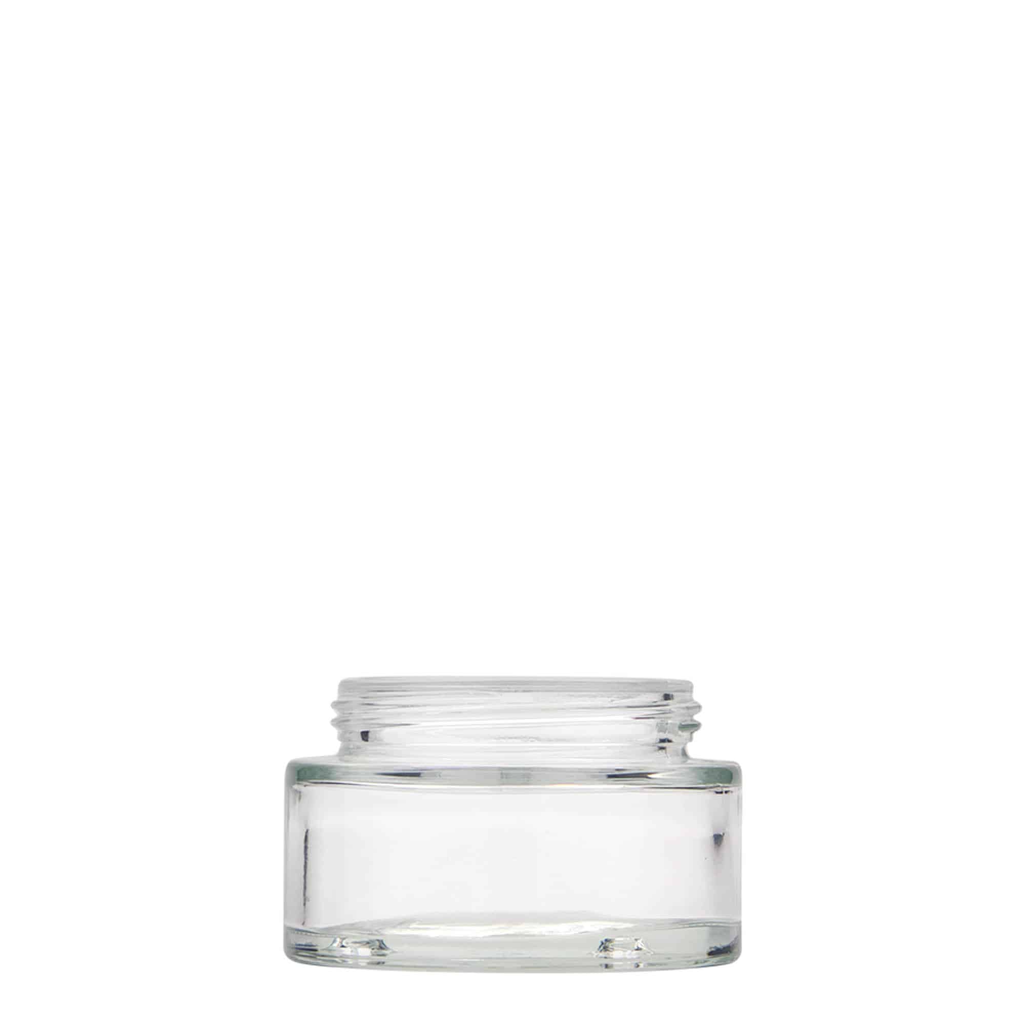 50 ml potje 'Clear Edition', glas, opening: schroefdop