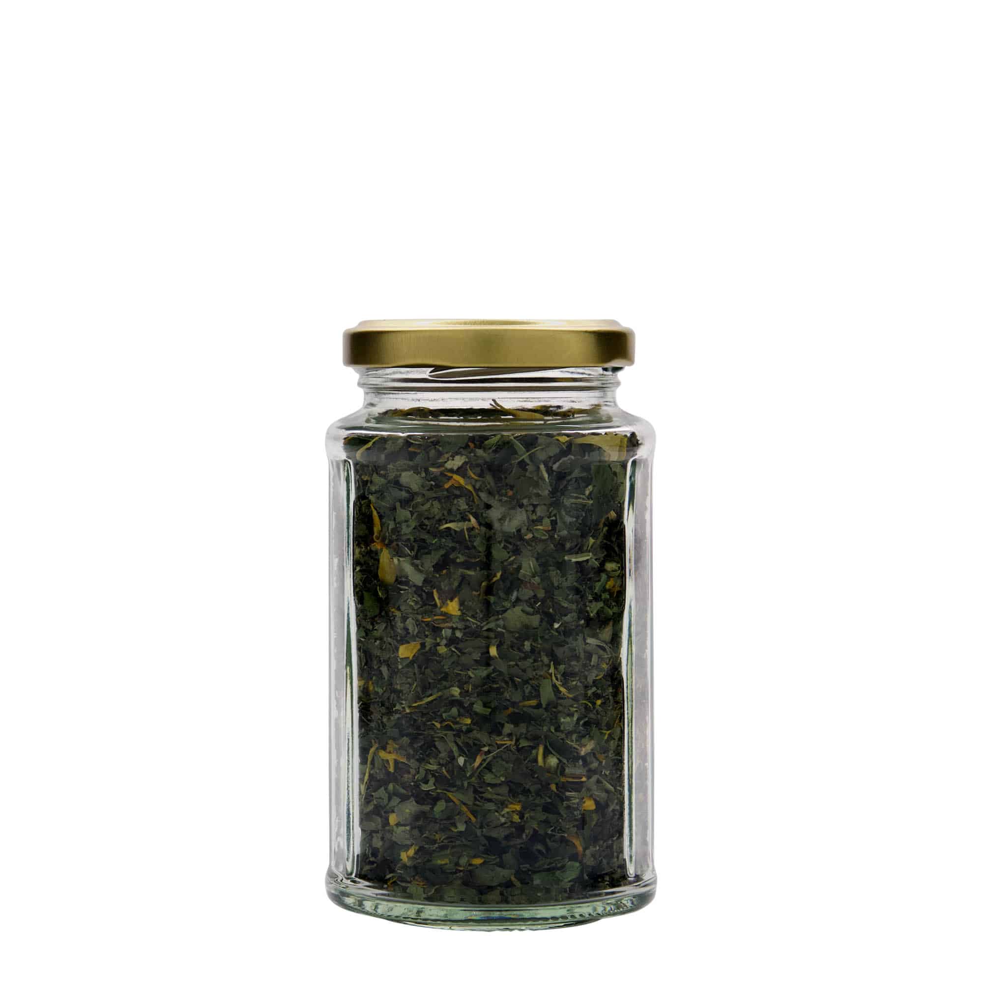 288 ml zeskantglas, twaalfhoekig, opening: Twist-Off (TO 58)