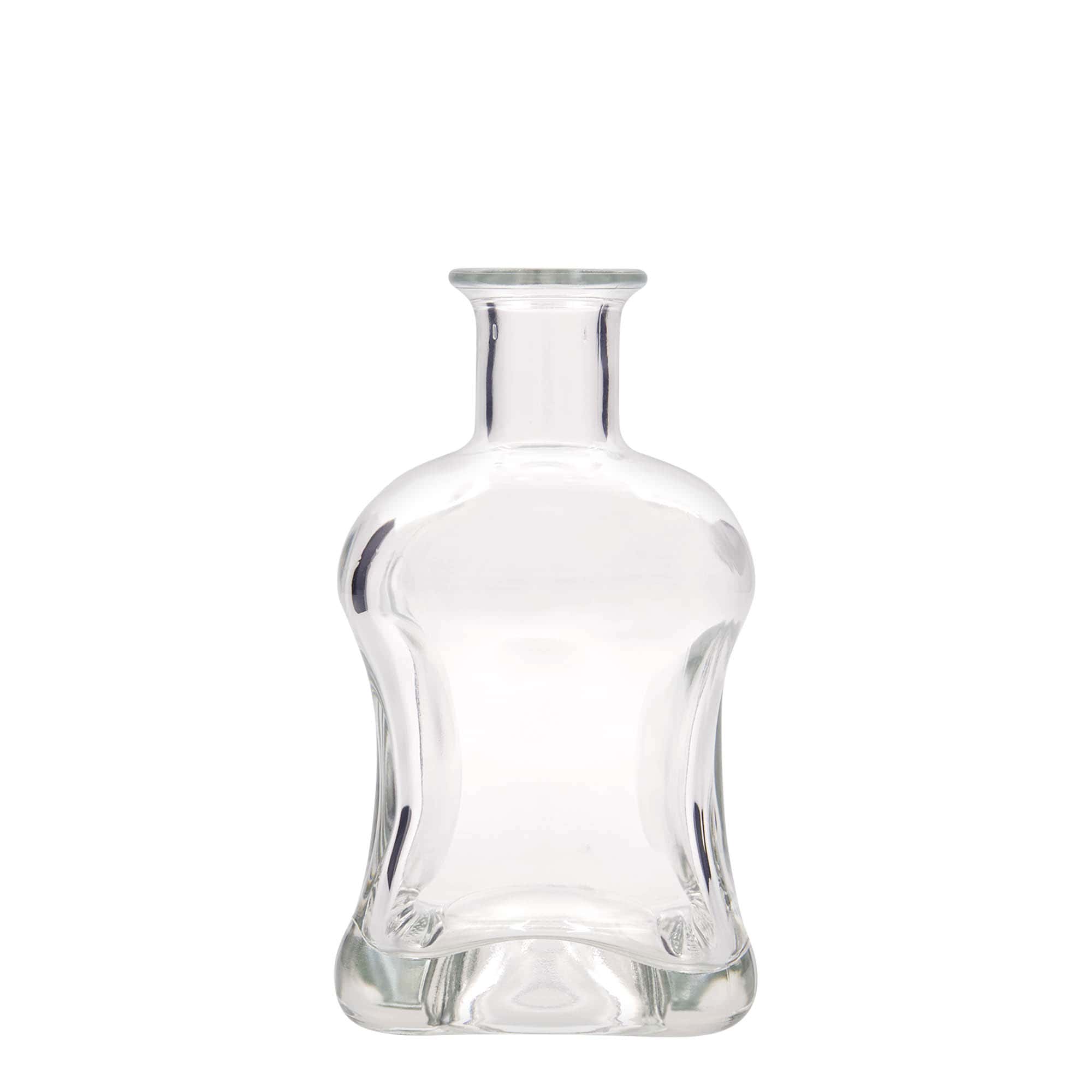 500 ml glazen fles 'Dublin', vierkant, opening: kurk 500 ml glazen fles 'Dublin', vierkant, opening: kurk