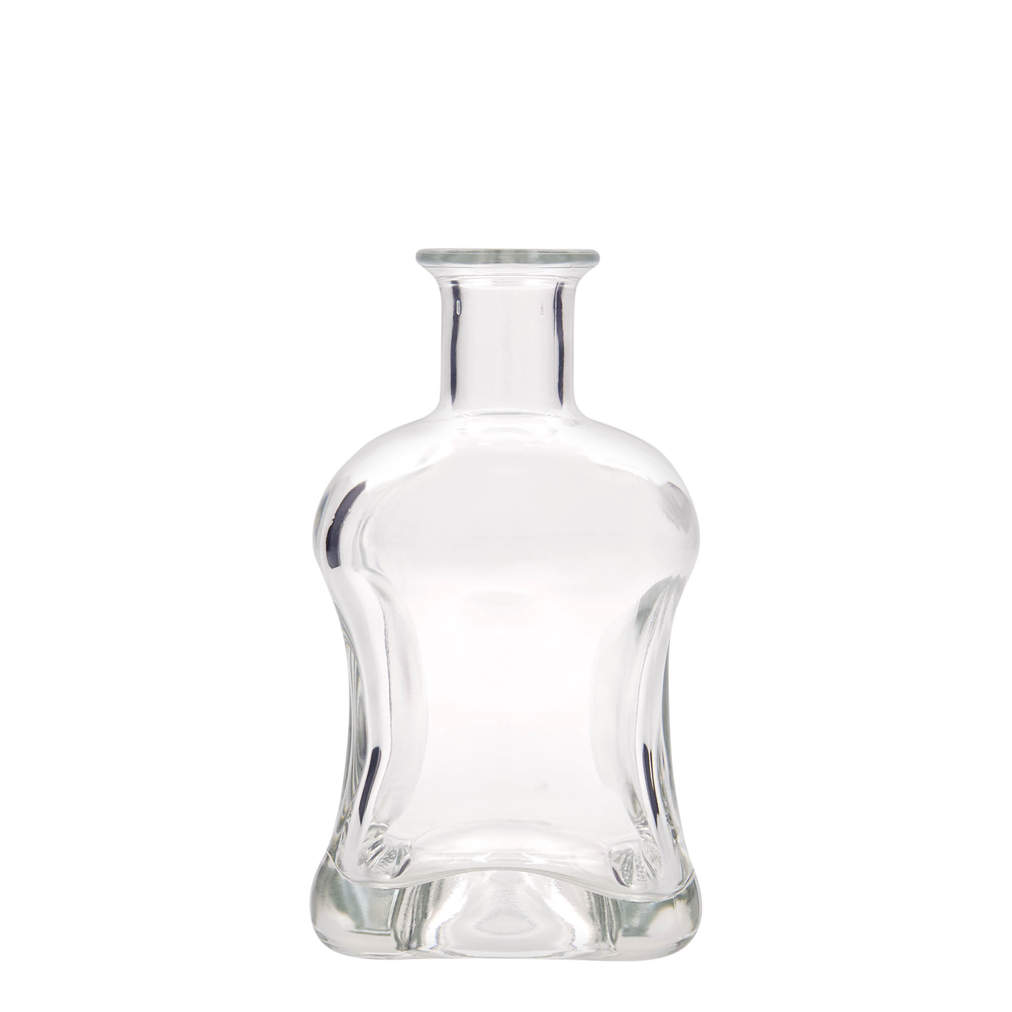 500 ml glazen fles 'Dublin', vierkant, opening: kurk 500 ml glazen fles 'Dublin', vierkant, opening: kurk