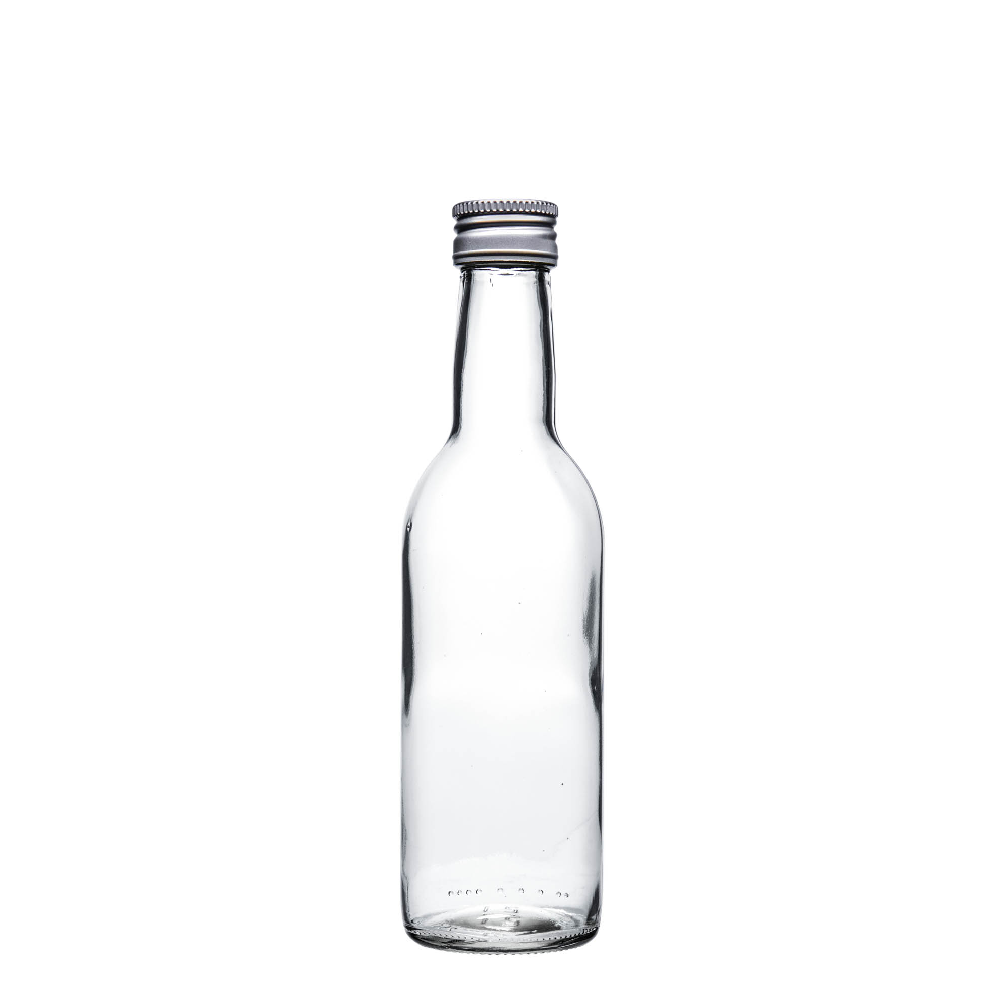250 ml glazen fles 'Bordeaux', hals: PP 28 250 ml glazen fles 'Bordeaux', hals: PP 28