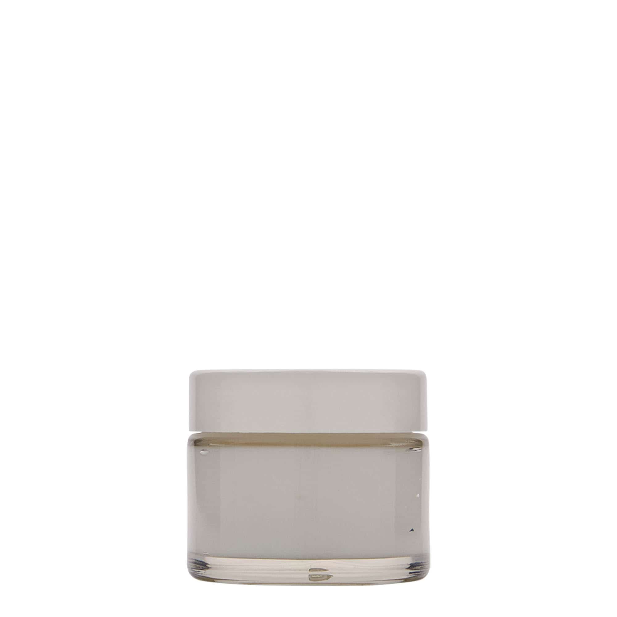 50 ml potje 'Beauty', glas, opening: schroefdop