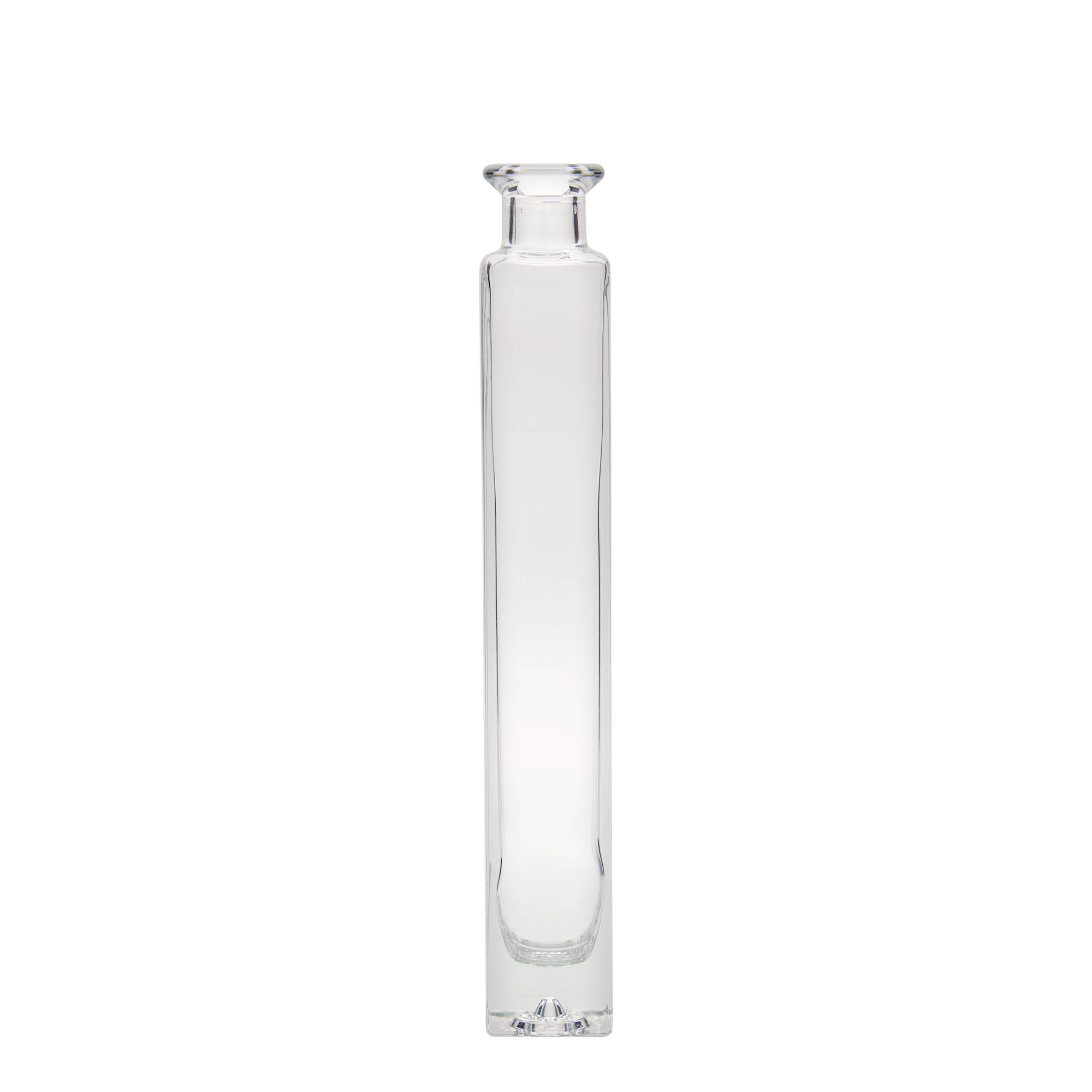 200 ml glazen fles 'Tommy', vierkant, hals: kurk