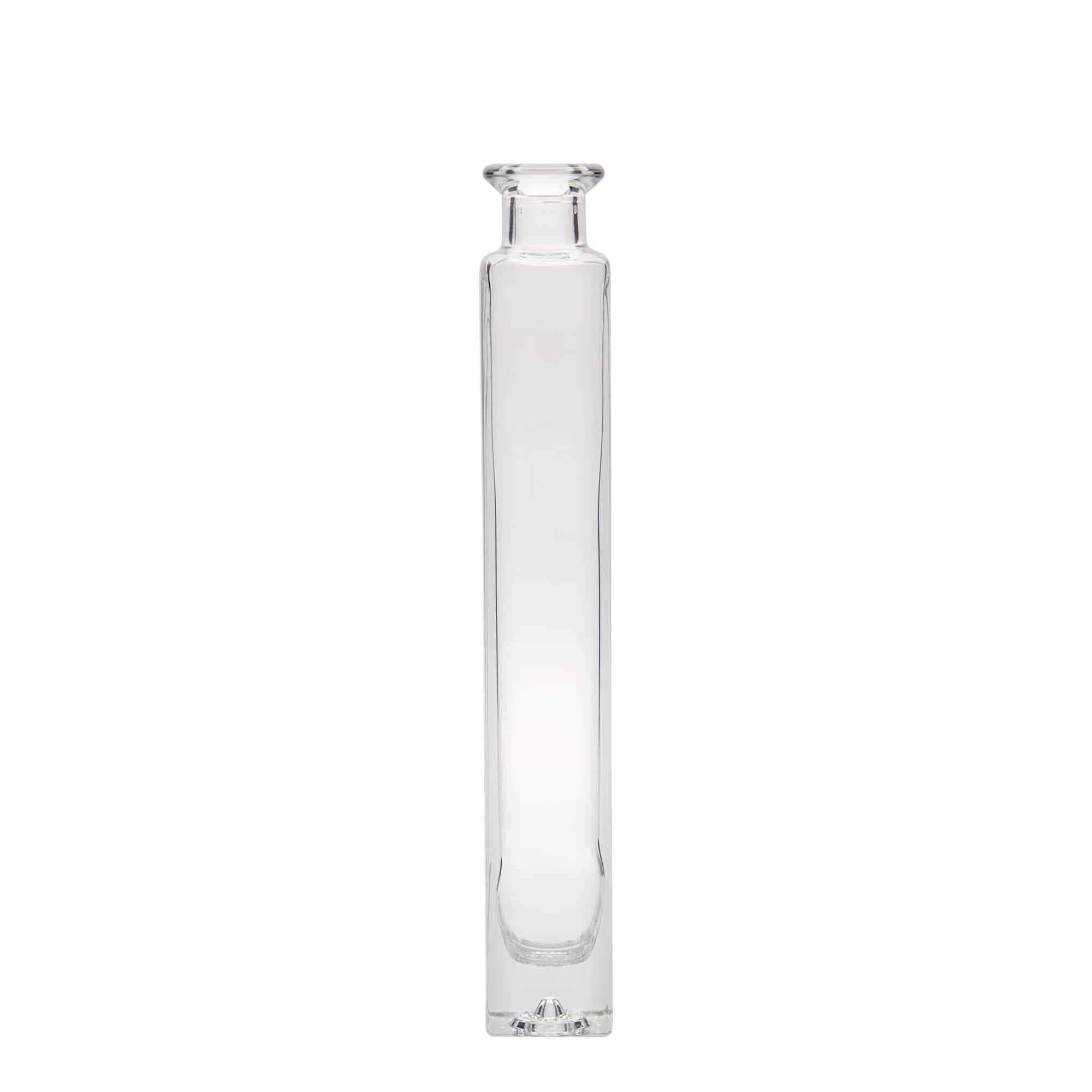 200 ml glazen fles 'Tommy', vierkant, hals: kurk