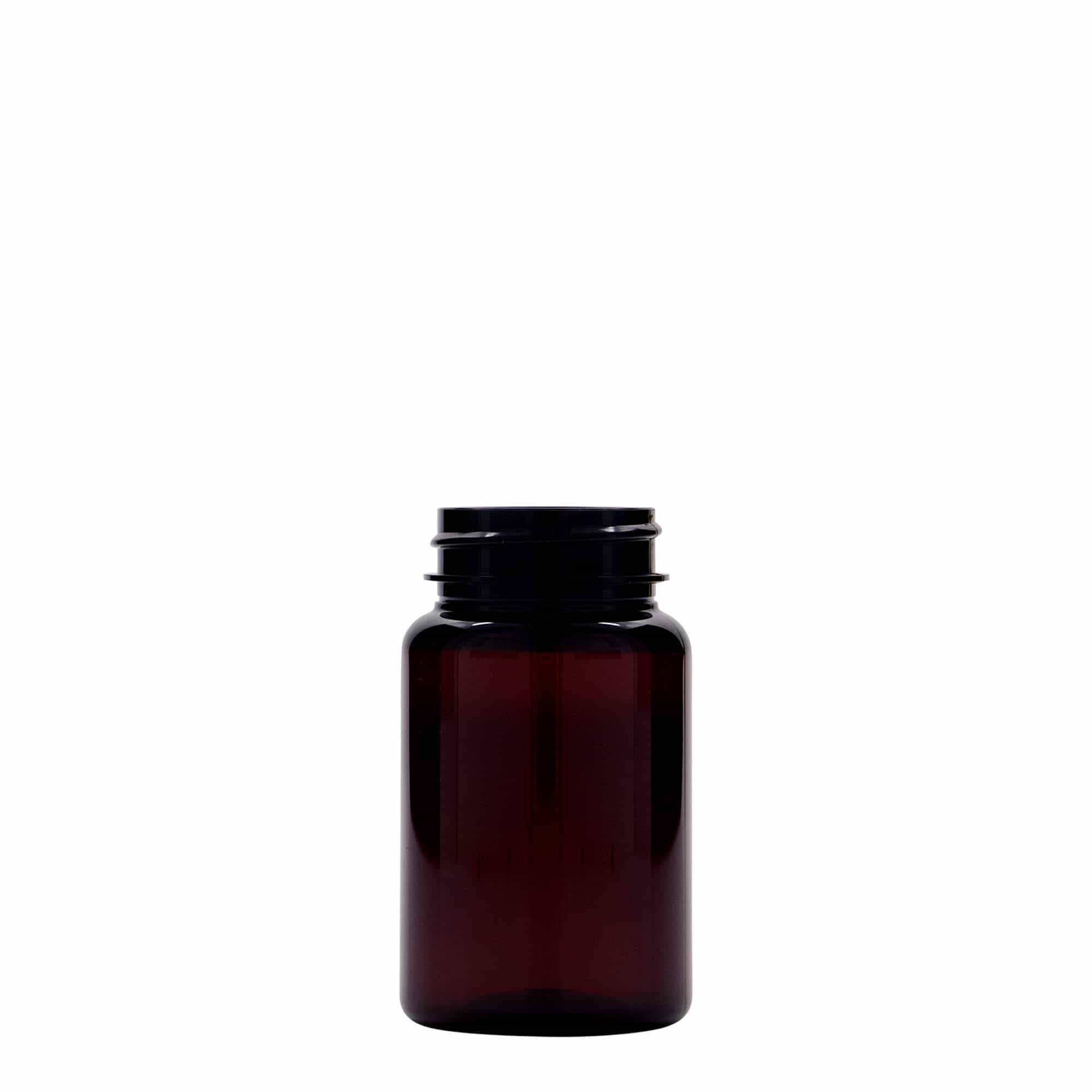 75 ml PET-verpakking, kunststof, bruin, opening: 38/400
