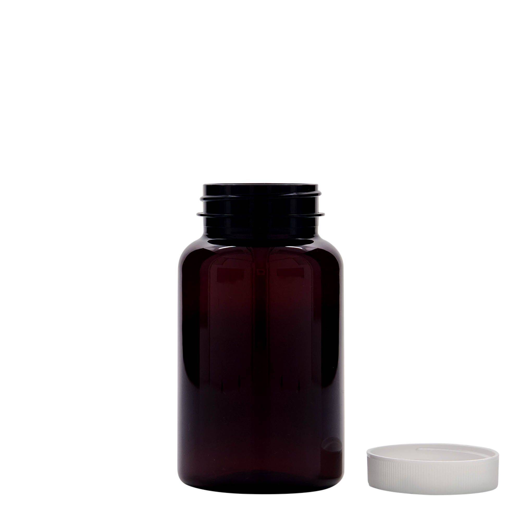 200 ml PET-verpakking, kunststof, bruin, opening: 45/400