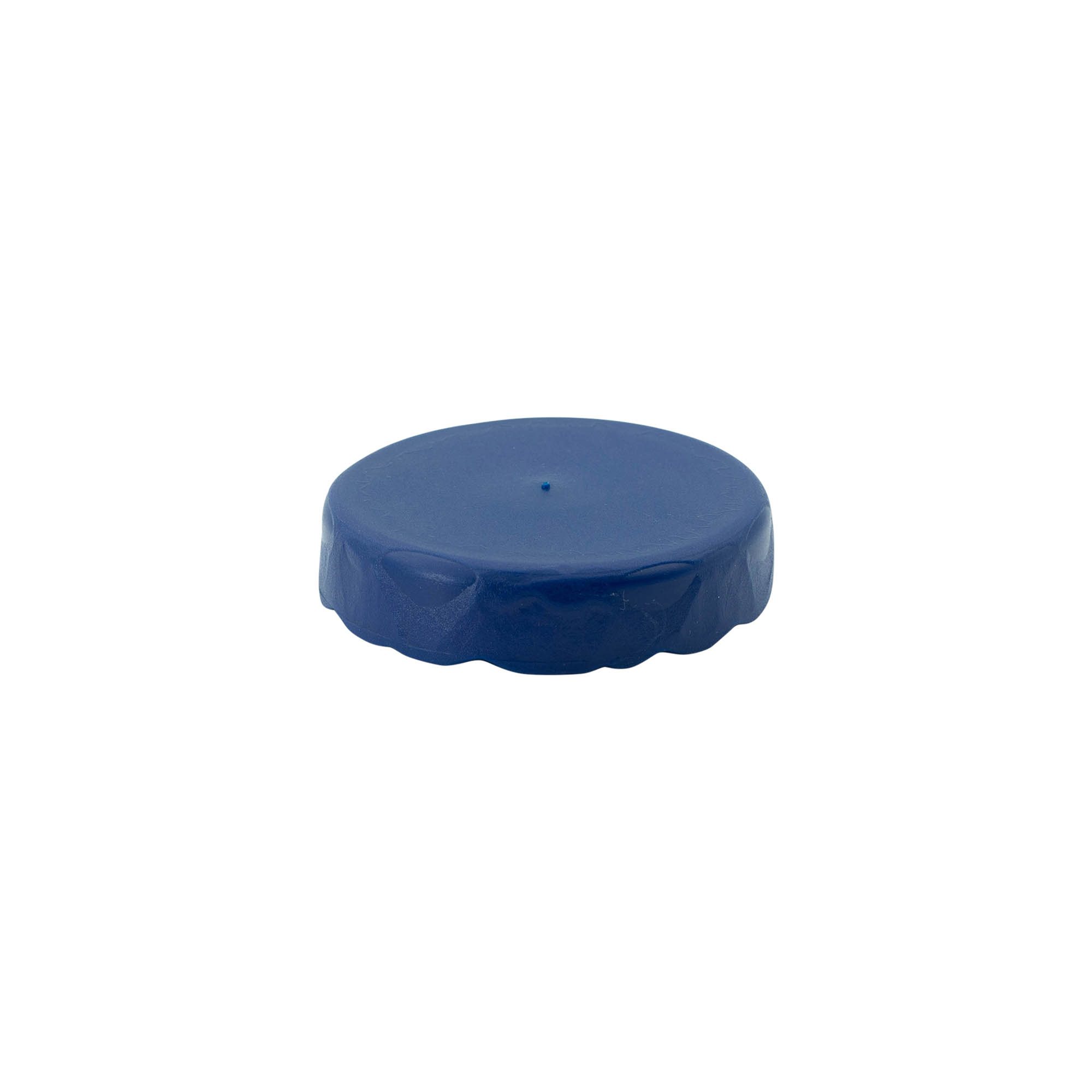Opzetdeksel voor smalle hals keramische pot, HDPE-kunststof, blauw Opzetdeksel voor smalle hals keramische pot, HDPE-kunststof, blauw