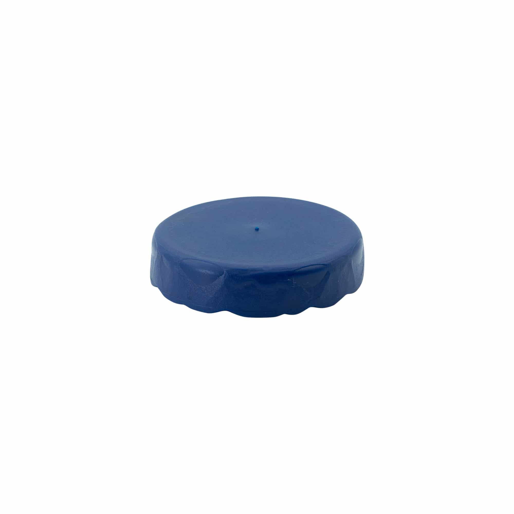 Opzetdeksel voor smalle hals keramische pot, HDPE-kunststof, blauw
