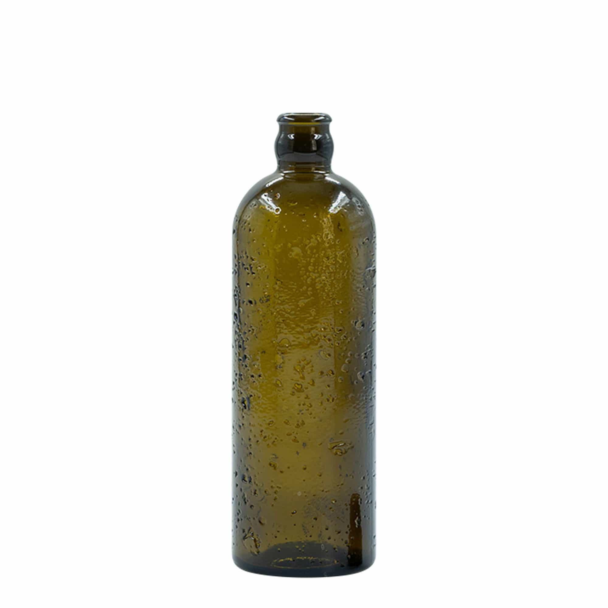 500 ml Wild Crafted glazen fles 'Bobber Jr', bruin, opening: kurk