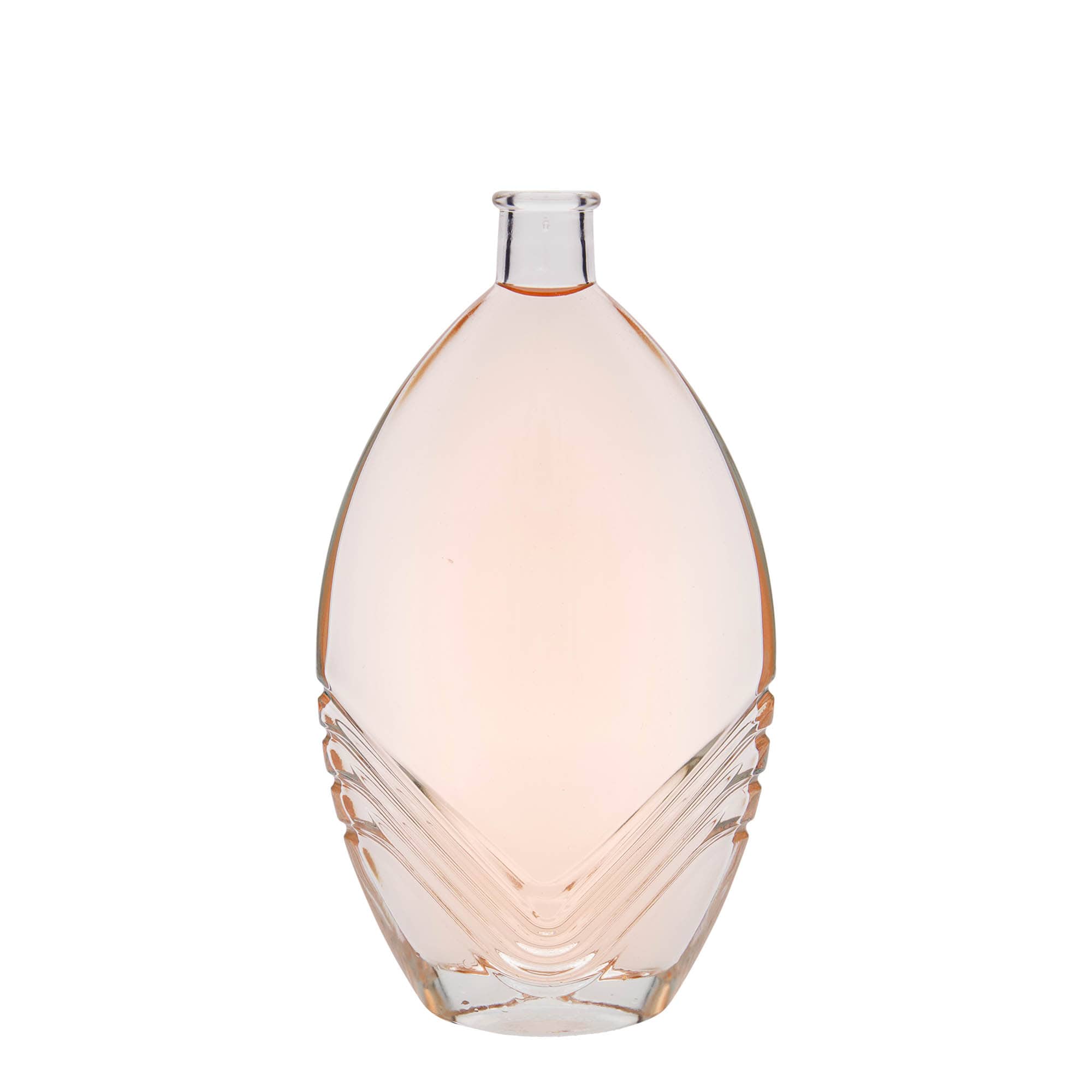 500 ml glazen fles 'Florence', ovaal, opening: kurk