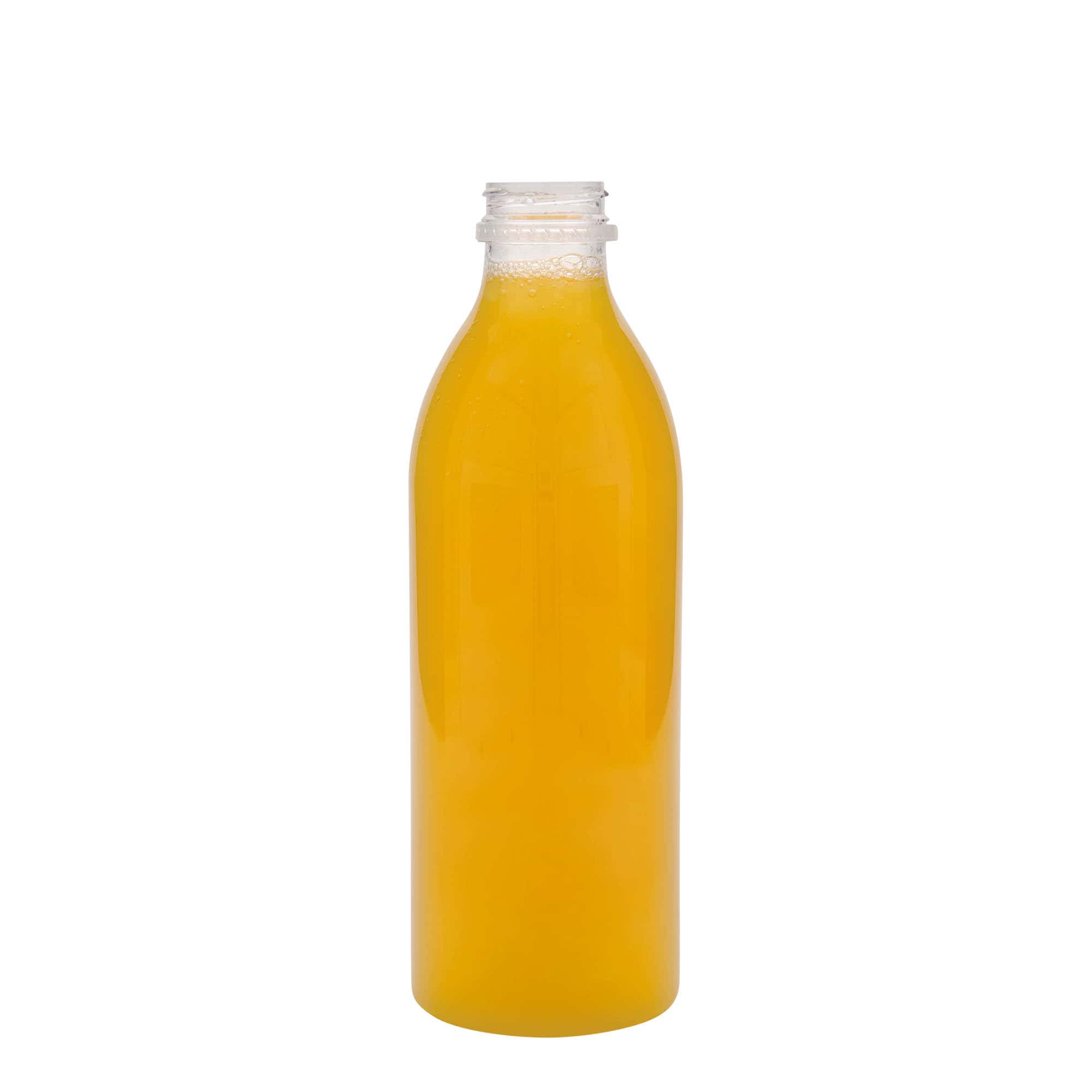 1.000 ml PET-fles standaard, kunststof, hals: 38 mm