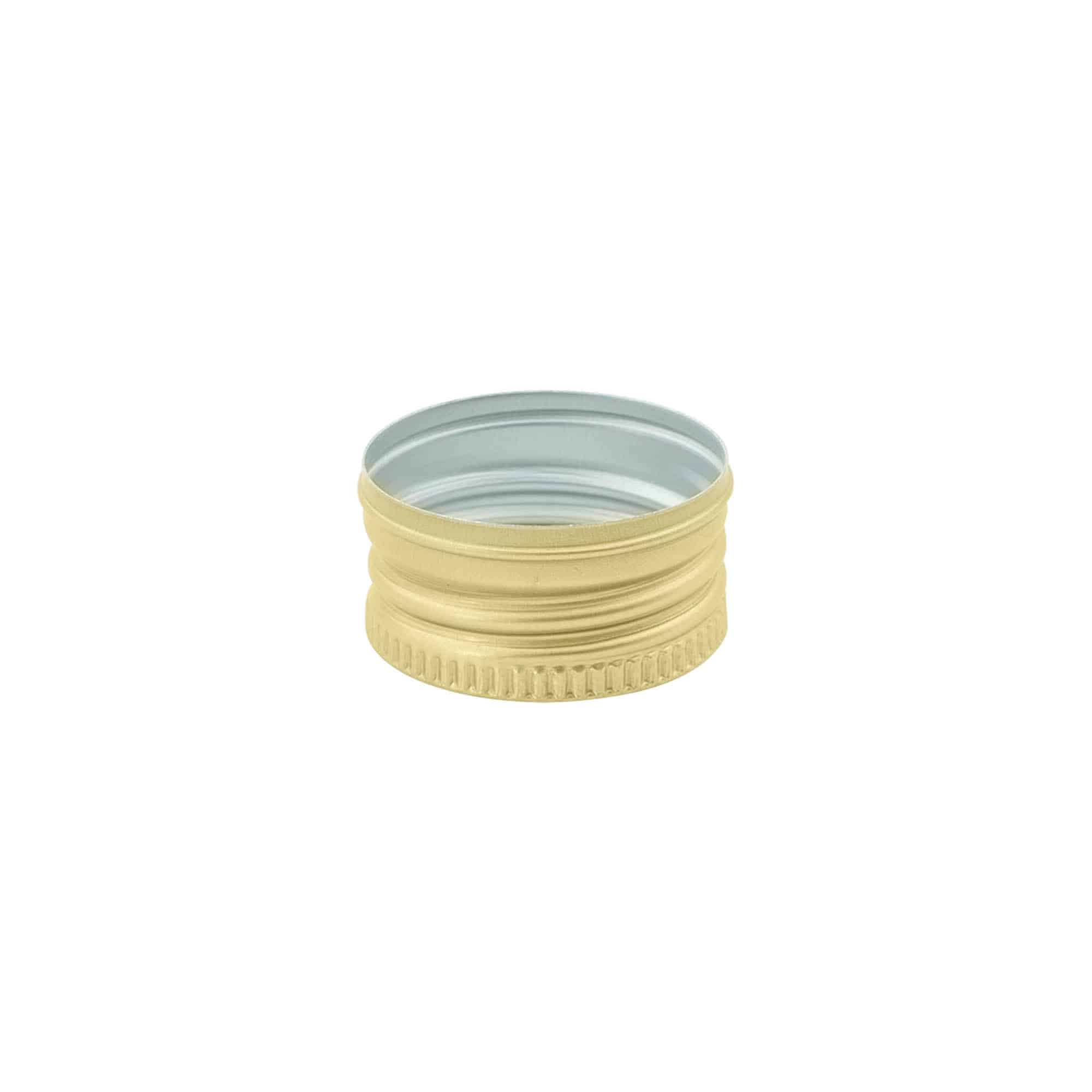 Schroefdop, metaal, goud, voor opening: PP 31,5