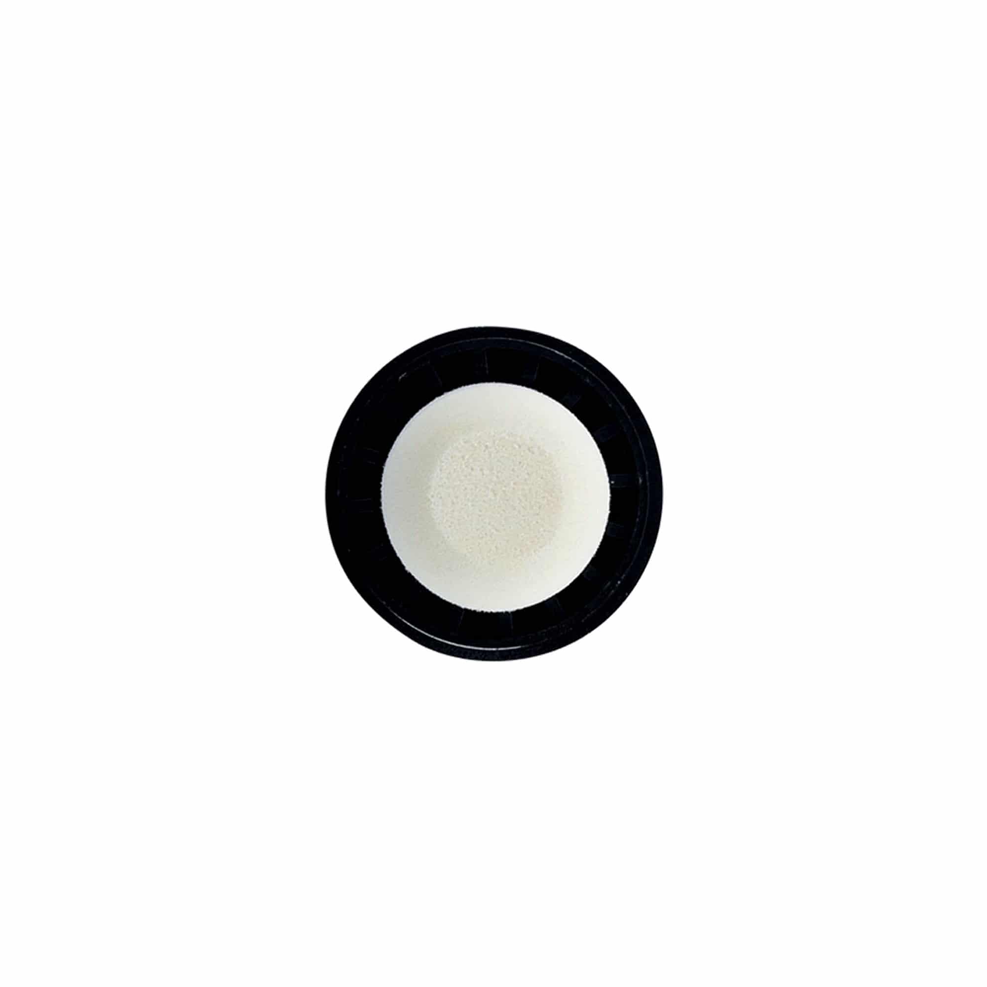 Handvatkurk 19 mm, kunststof, zilver, voor monding: kurk