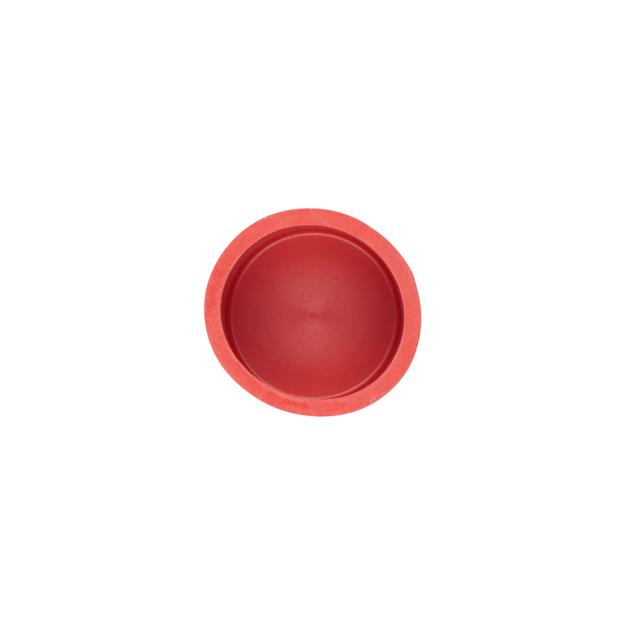 Brugkap type 2, rubber, rood Brugkap type 2, rubber, rood